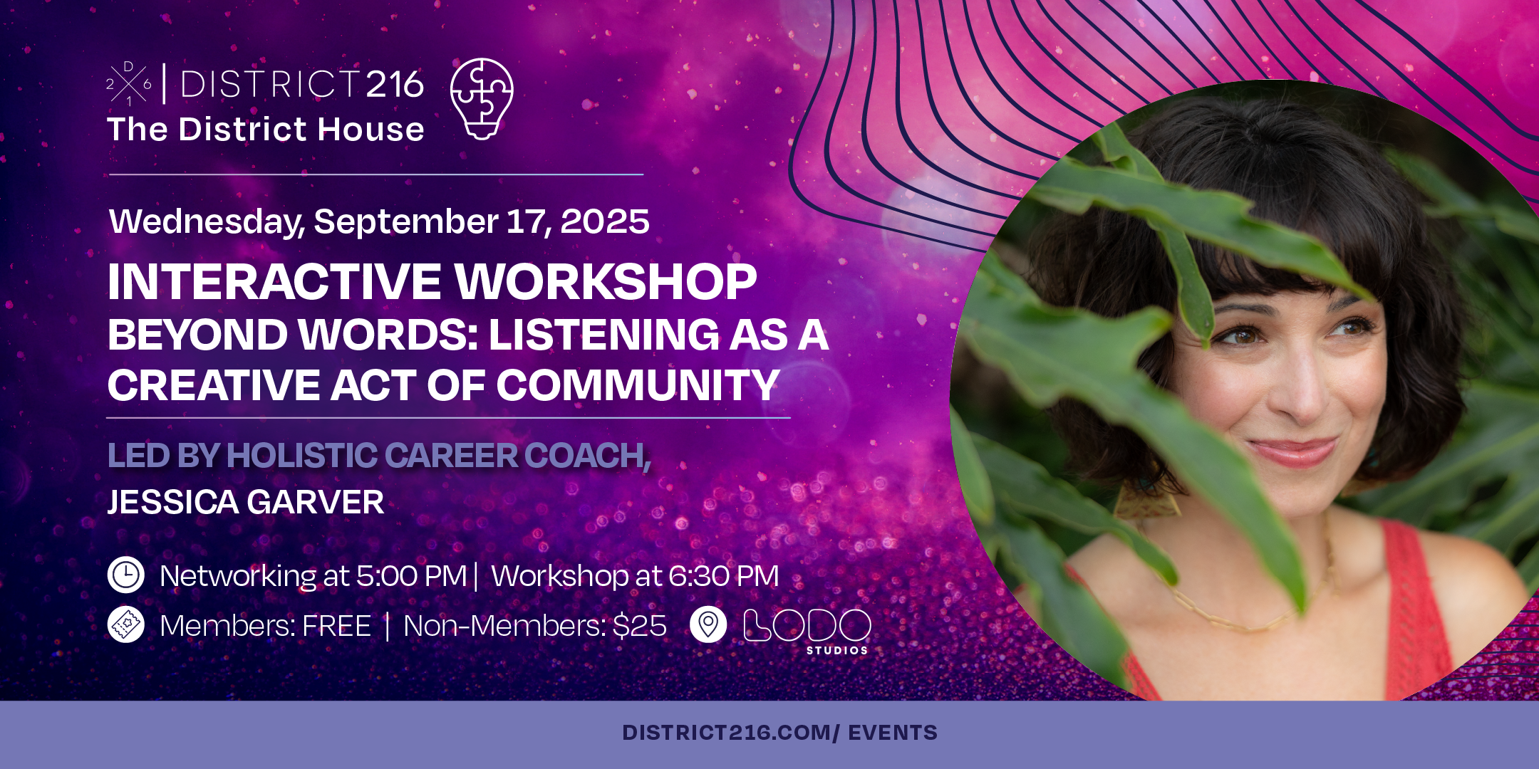 The District House - September 17, 2025 (Interactive Workshop: “Beyond Words - Listening As A Creative Act of Community”)