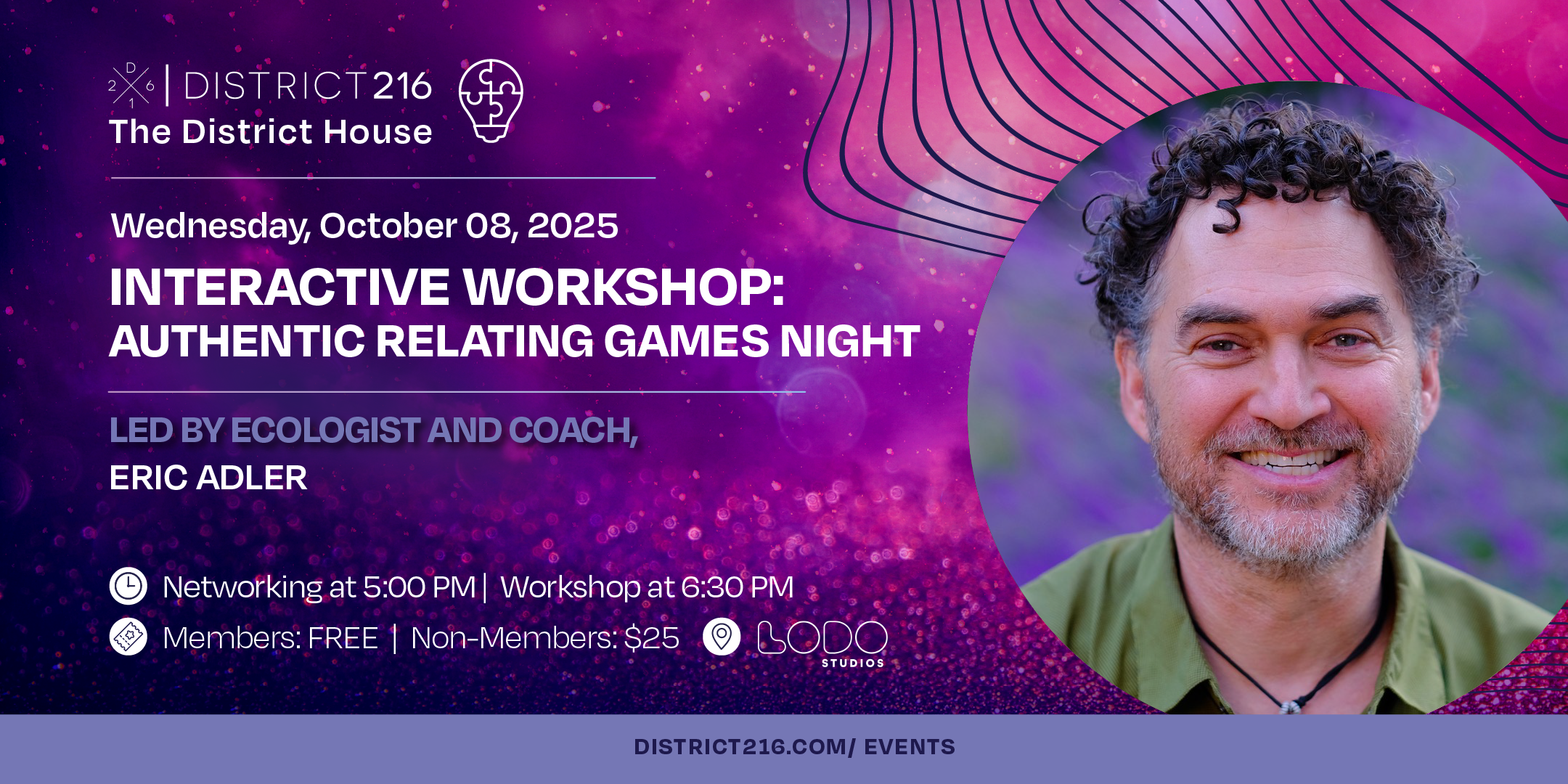 The District House - October 8, 2025 (Interactive Workshop: "Authentic Relating Games Night")