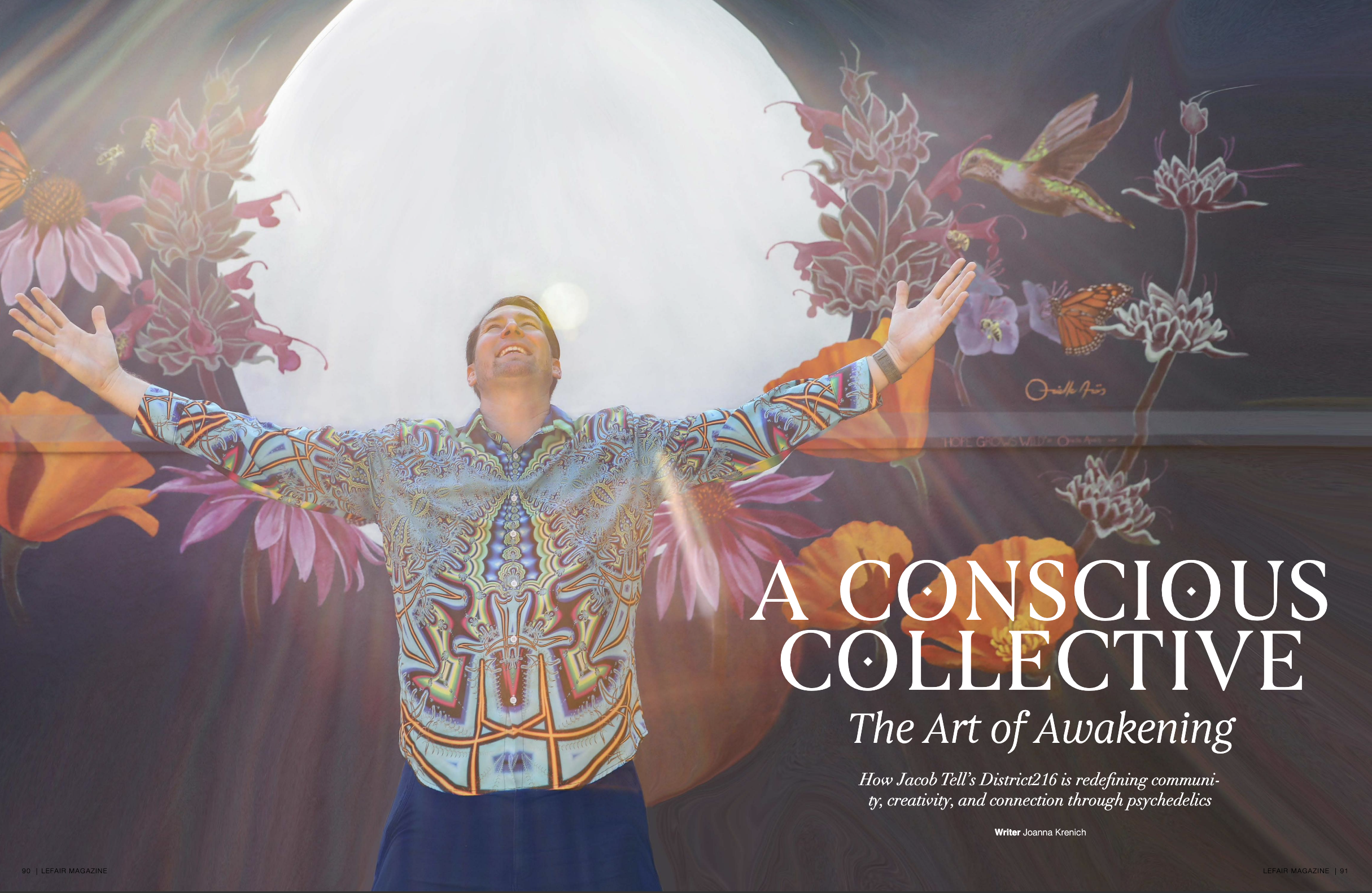 "A Conscious Collective: The Art of Awakening" featured by LEFAIR Magazine