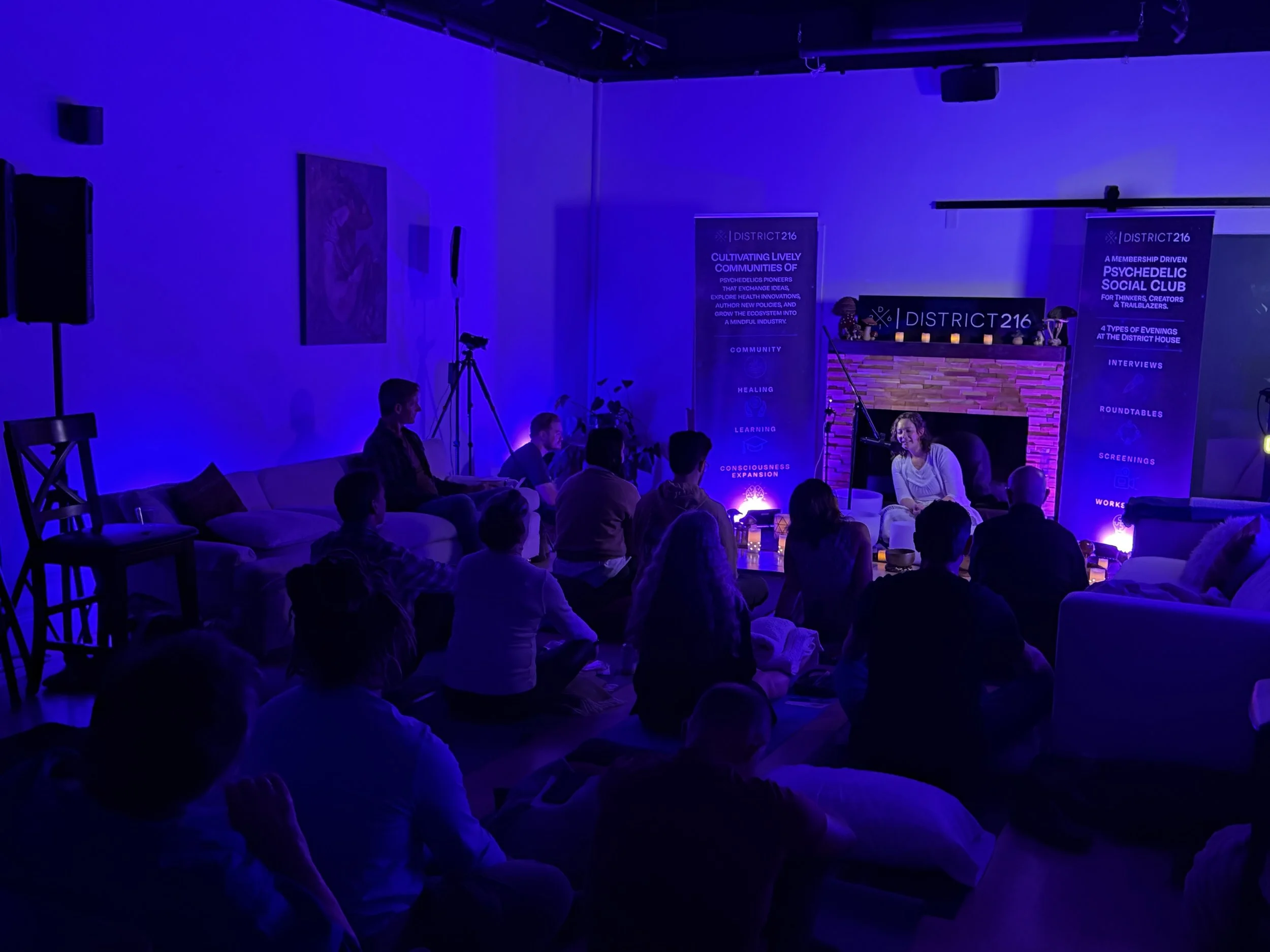 Psychedelic networking events