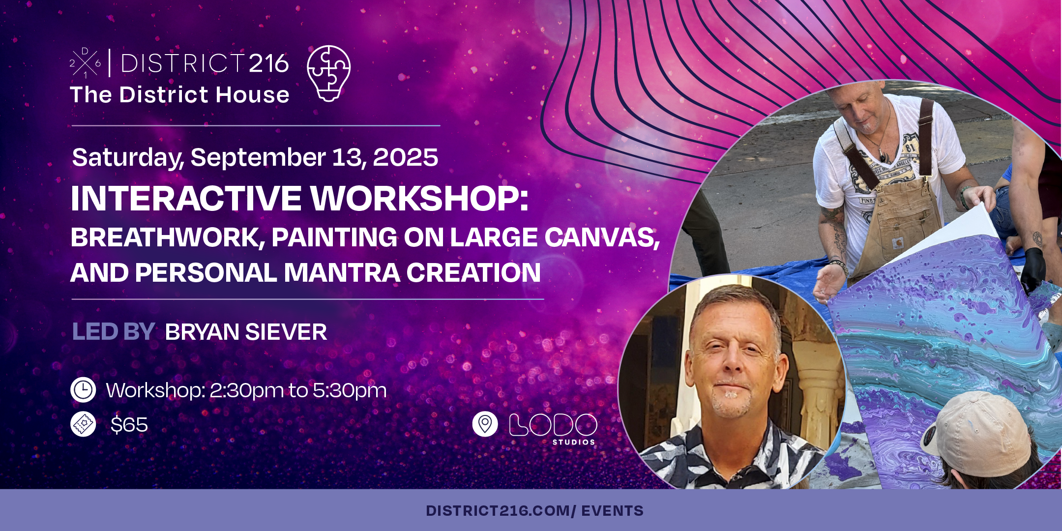 The District House - September 13, 2025 (Interactive Workshop: “Breath, Mantra, and Color: A Foot Fourword Experience“)