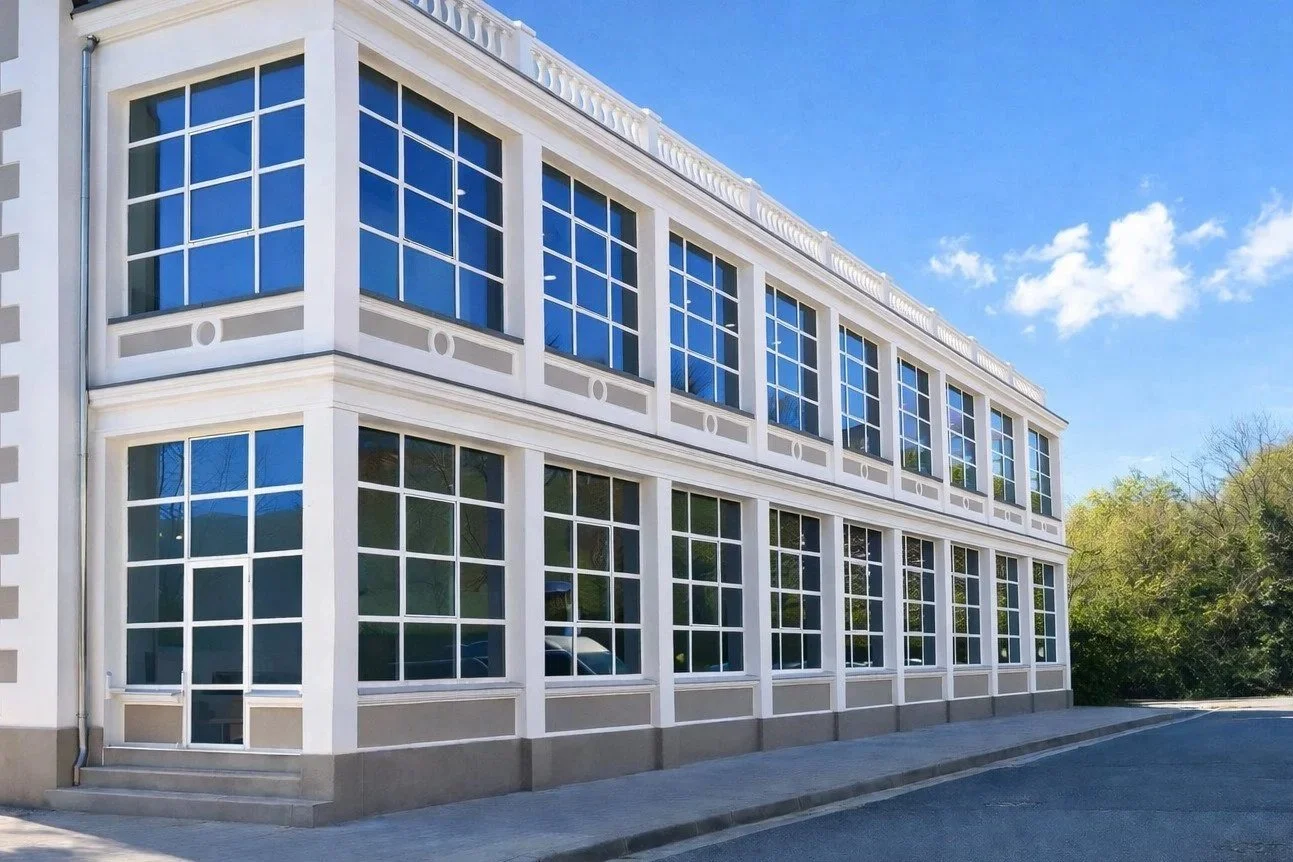 FACHADA VENTANALES CARPINTERÍA DE ACERO FORSTER 