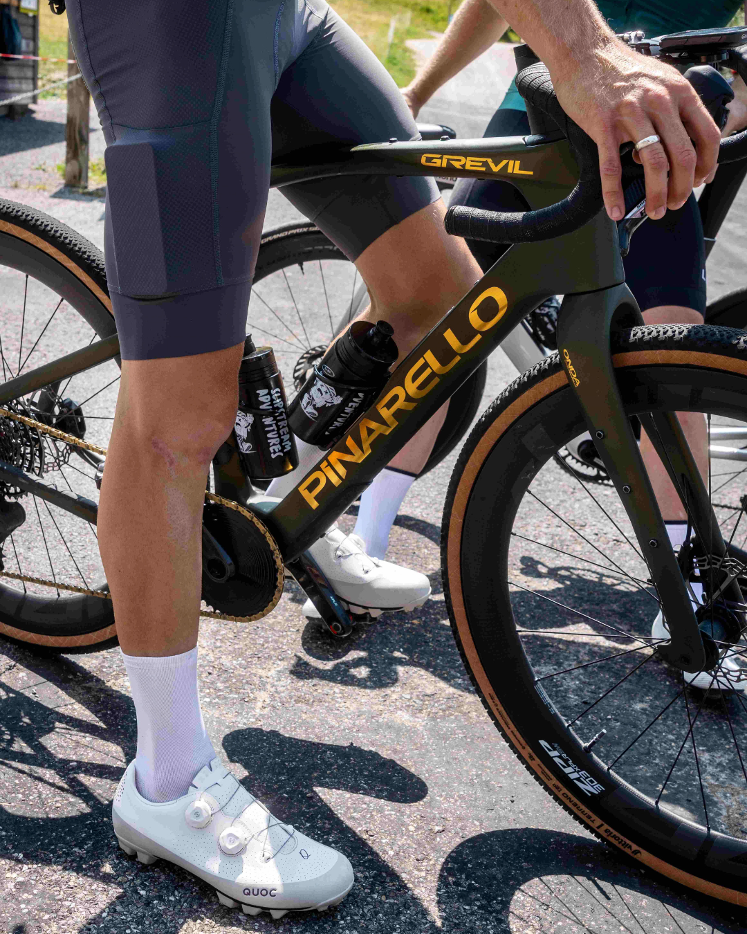 male rider on pinarello bike