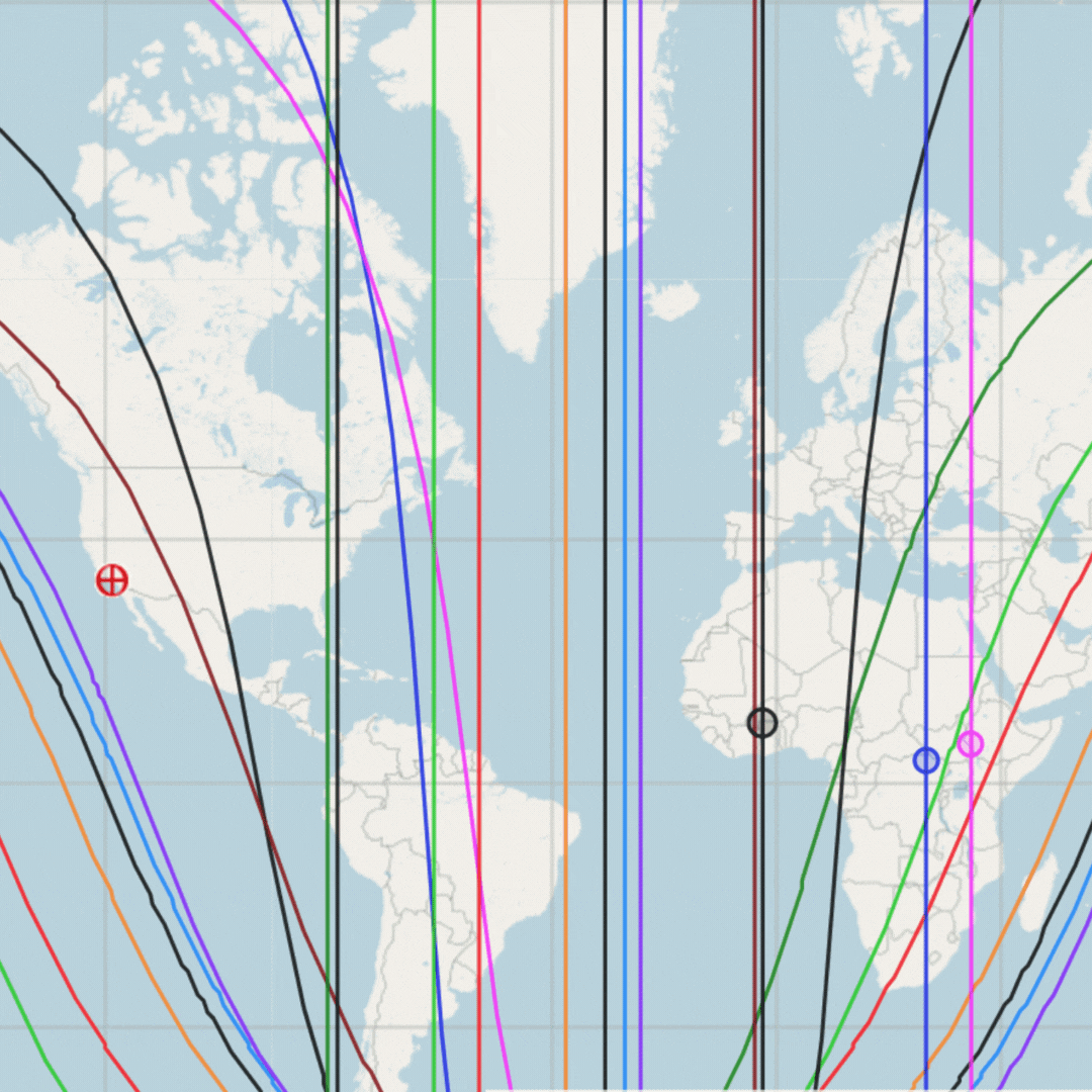 Astrocartography Online , How to read your AstroCartography Map to Plan ...