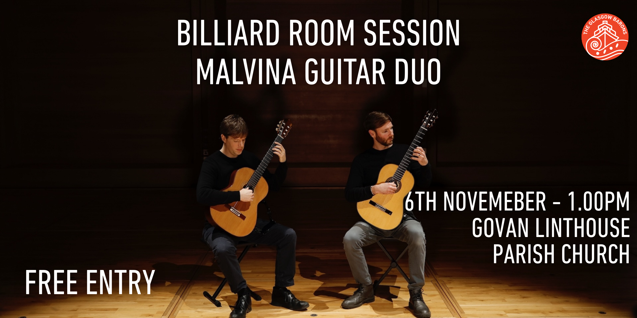 Billiard Room Session: Malvina Guitar Duo