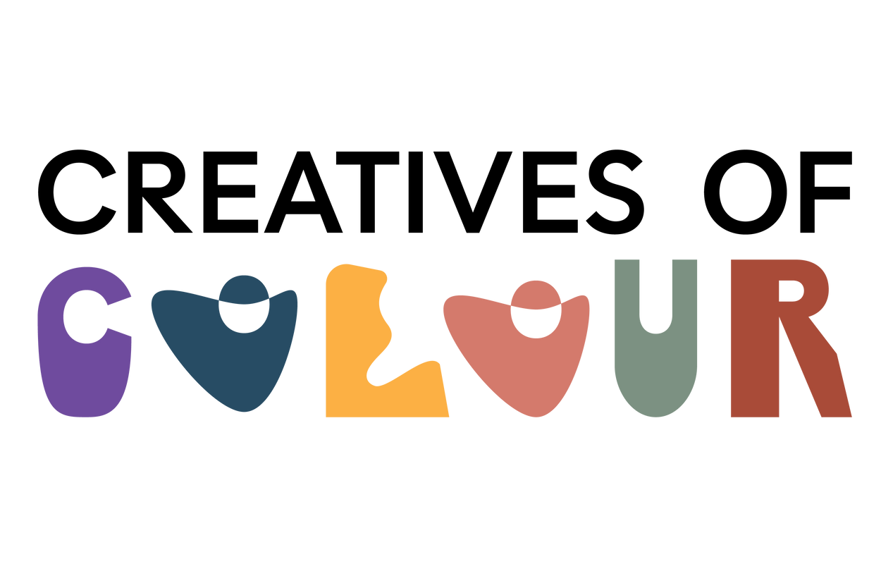 Colorful children's illustration spelling the word 'COLOR' with each letter in a different color and a smiling face inside some letters.