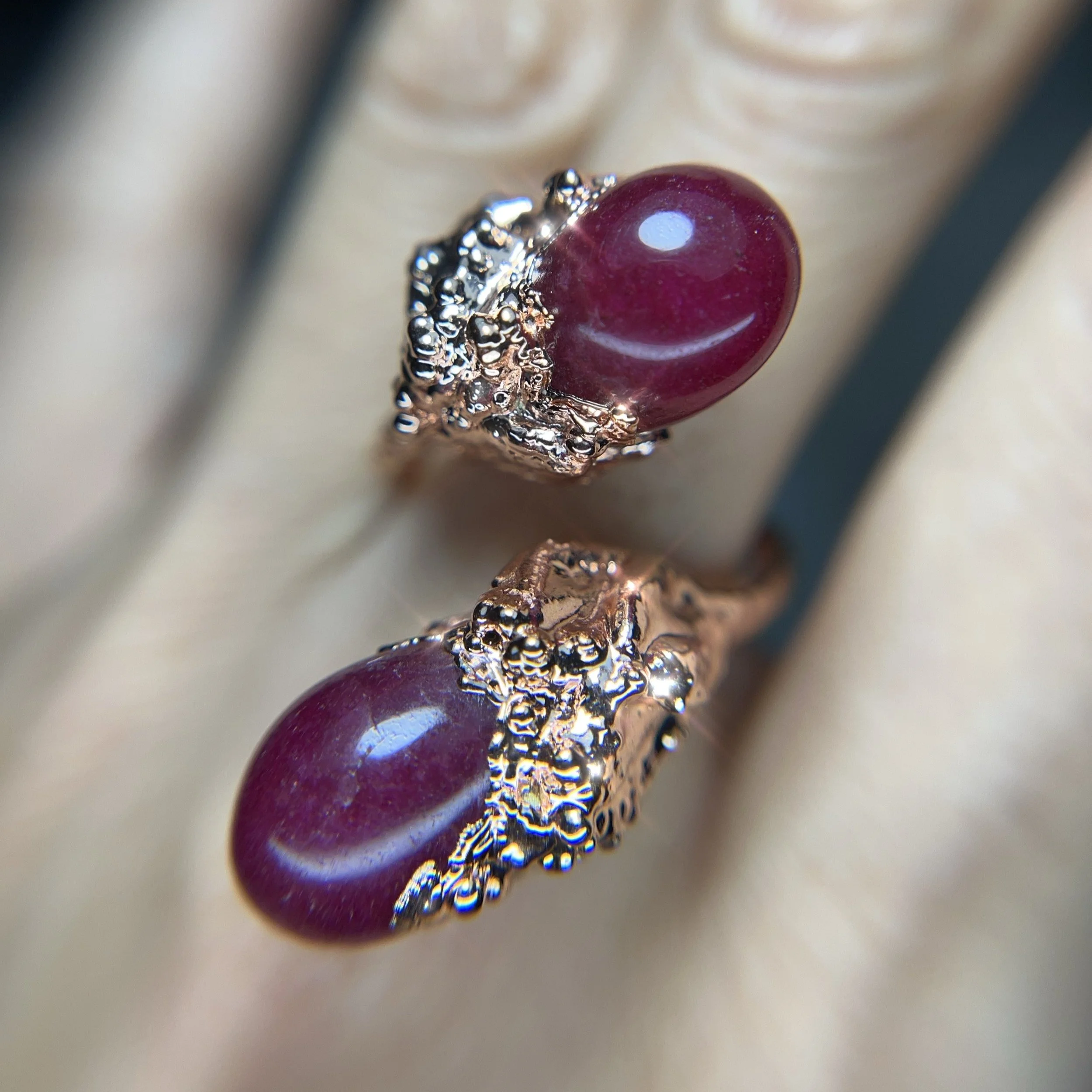 RUBY Kundalini adjustable ring