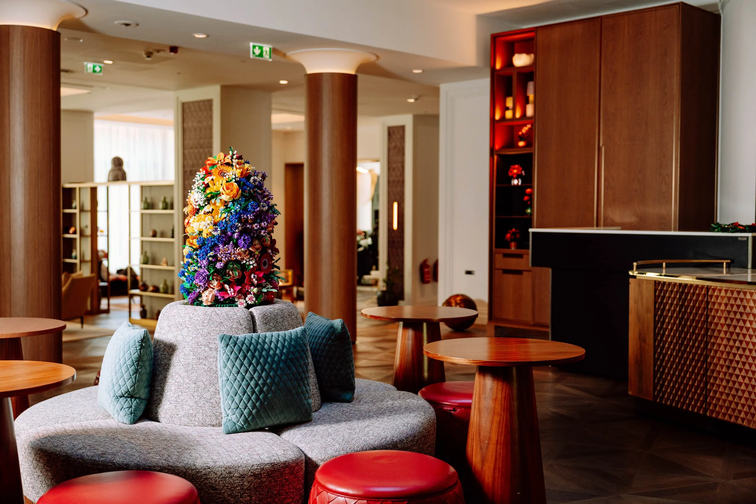 Lego Botanical instalation Andaz Prague