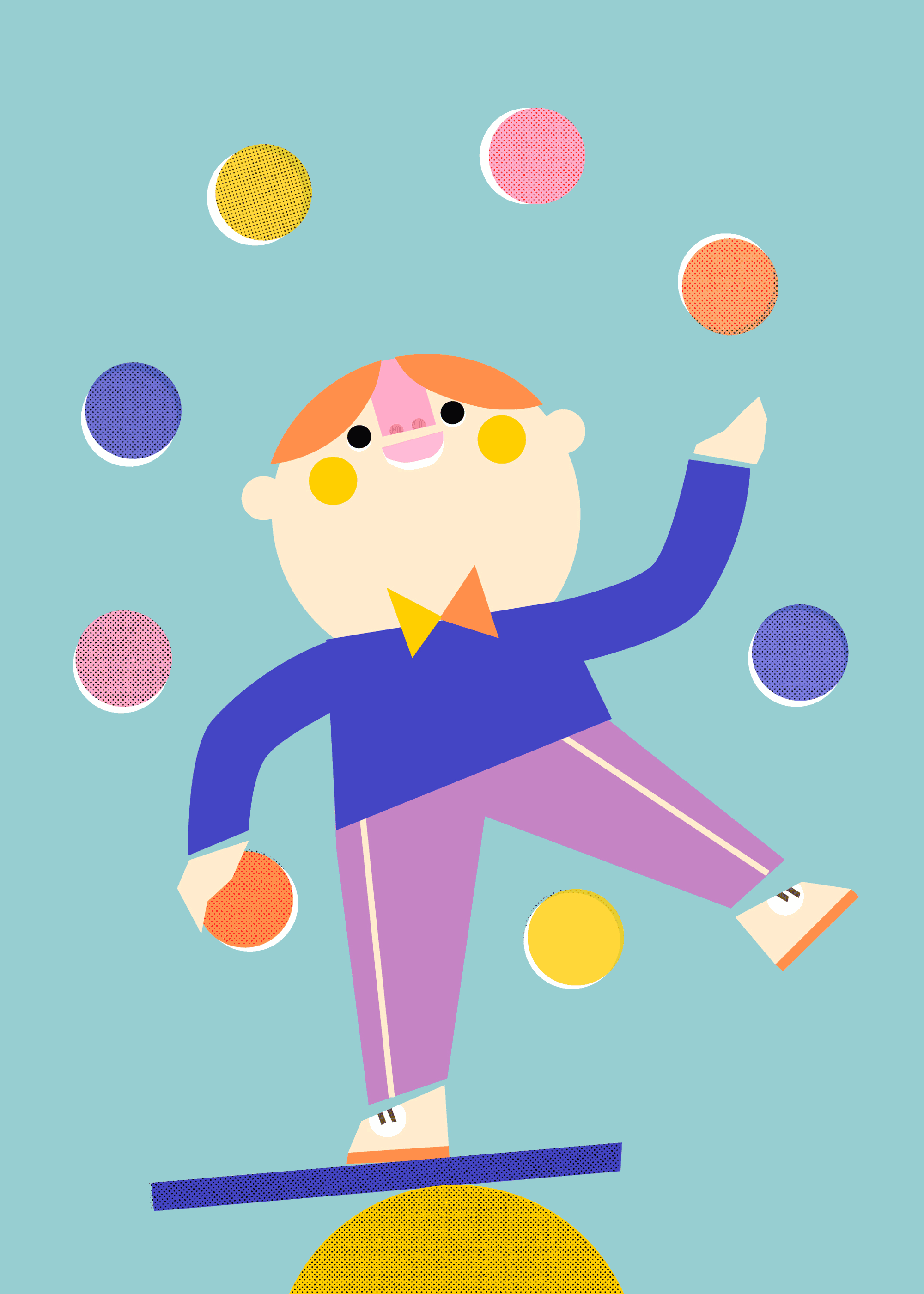 Eight is a ridiculously silly number of balls to juggle....or so I thought. The World Record for juggling balls is 14 !!