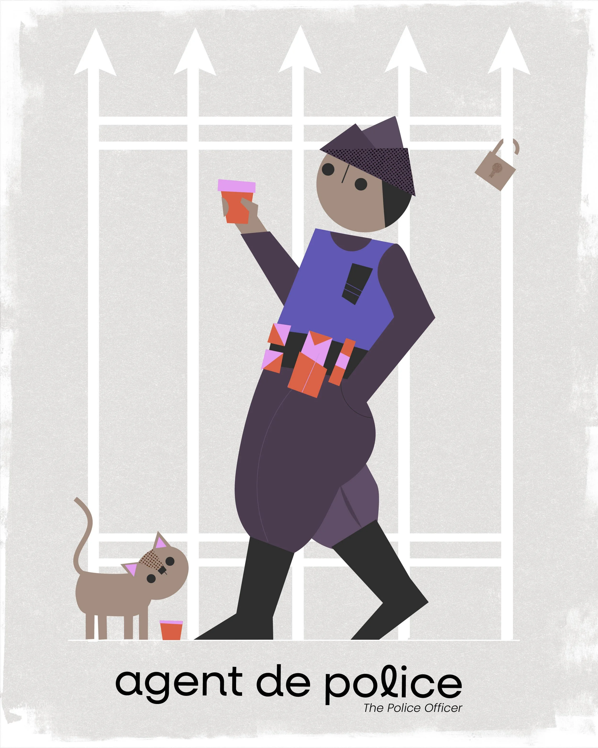 Inspired by the recent robbery of the Louvre Museum, this series takes a playful look at the media's speculation of usual suspects. 