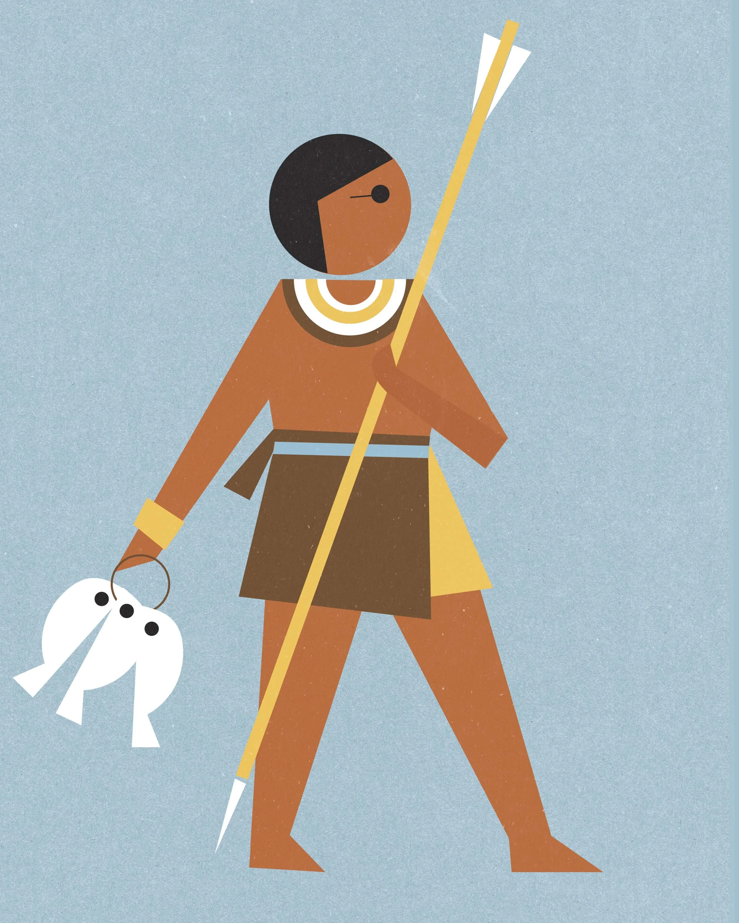 The Egyptians used papyrus reed to make fishing nets, baskets & shoes. Inspired by research from the Metropolitan Museum of Art.