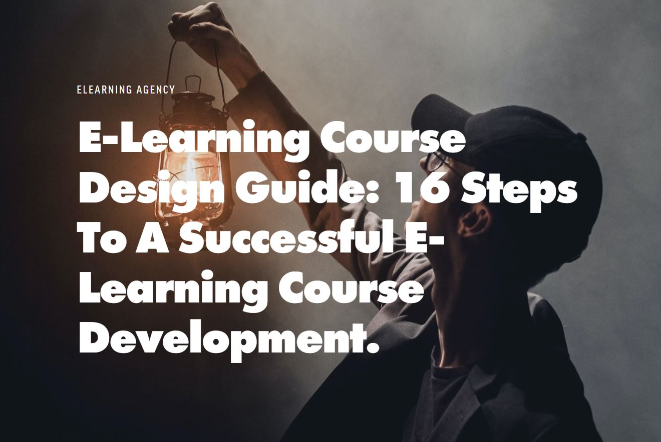 16 Steps E-Learning Course Development — Penceo eLearning Provider