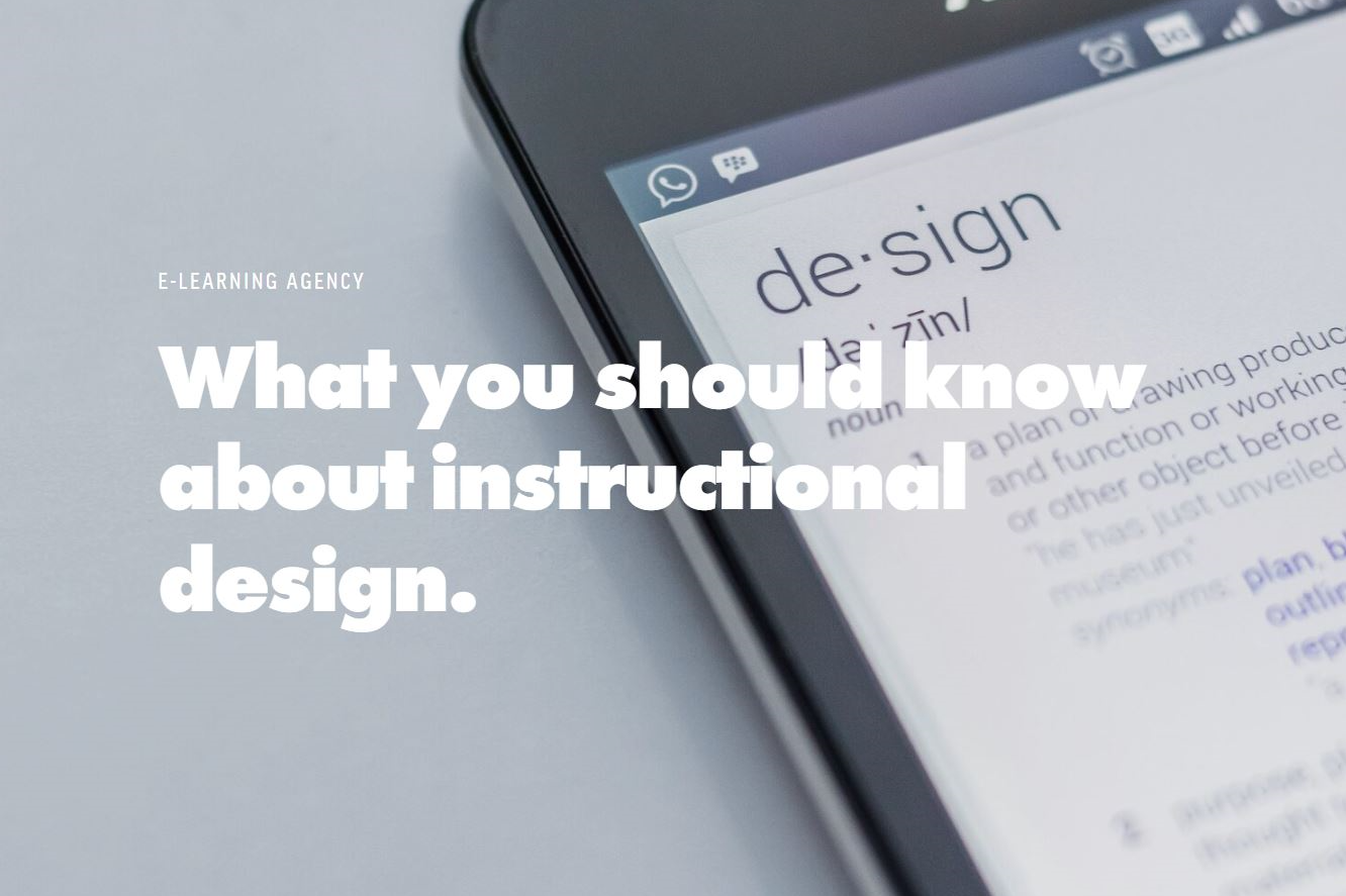What you should know about instructional design — Penceo eLearning Provider
