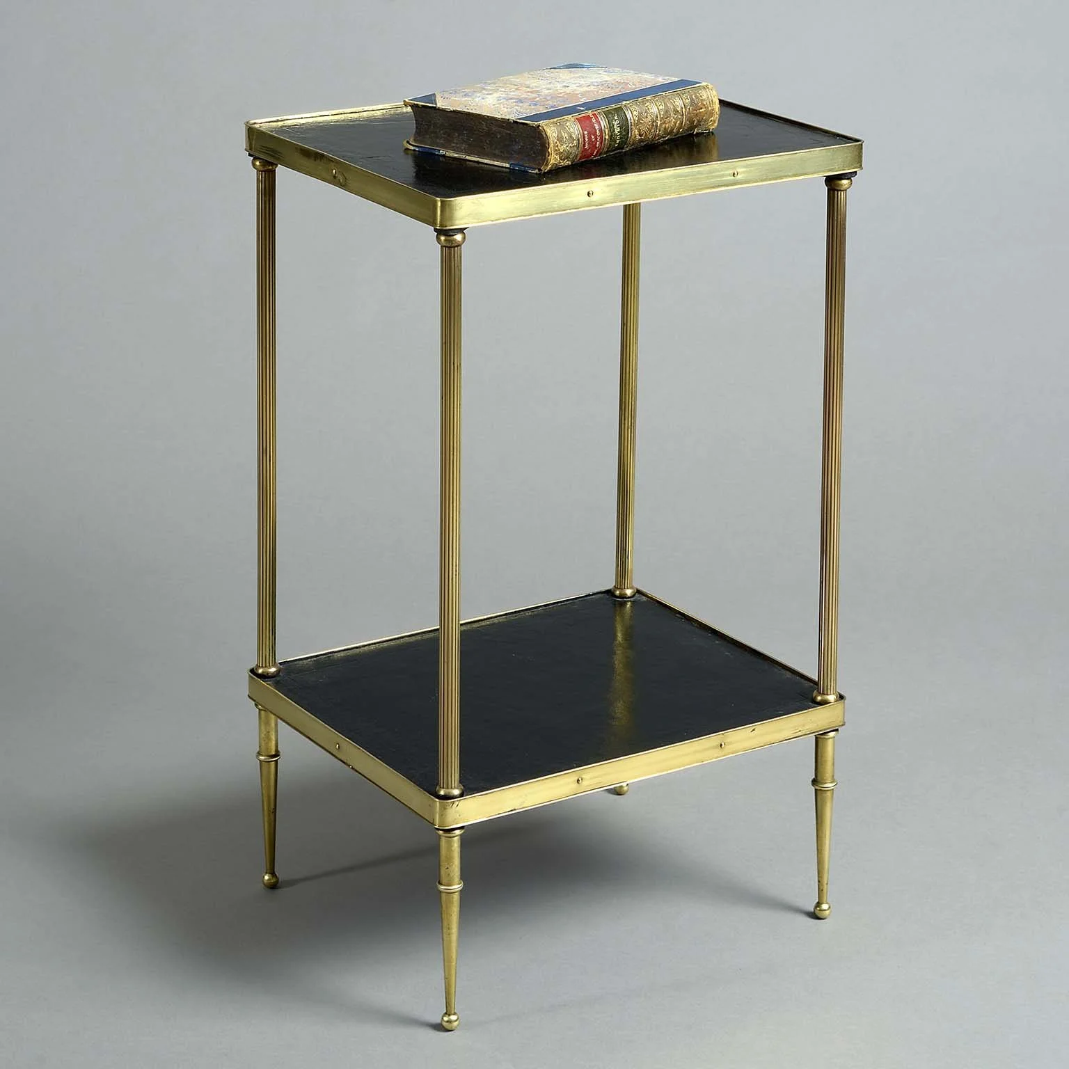 Mid Century Brass Etagere