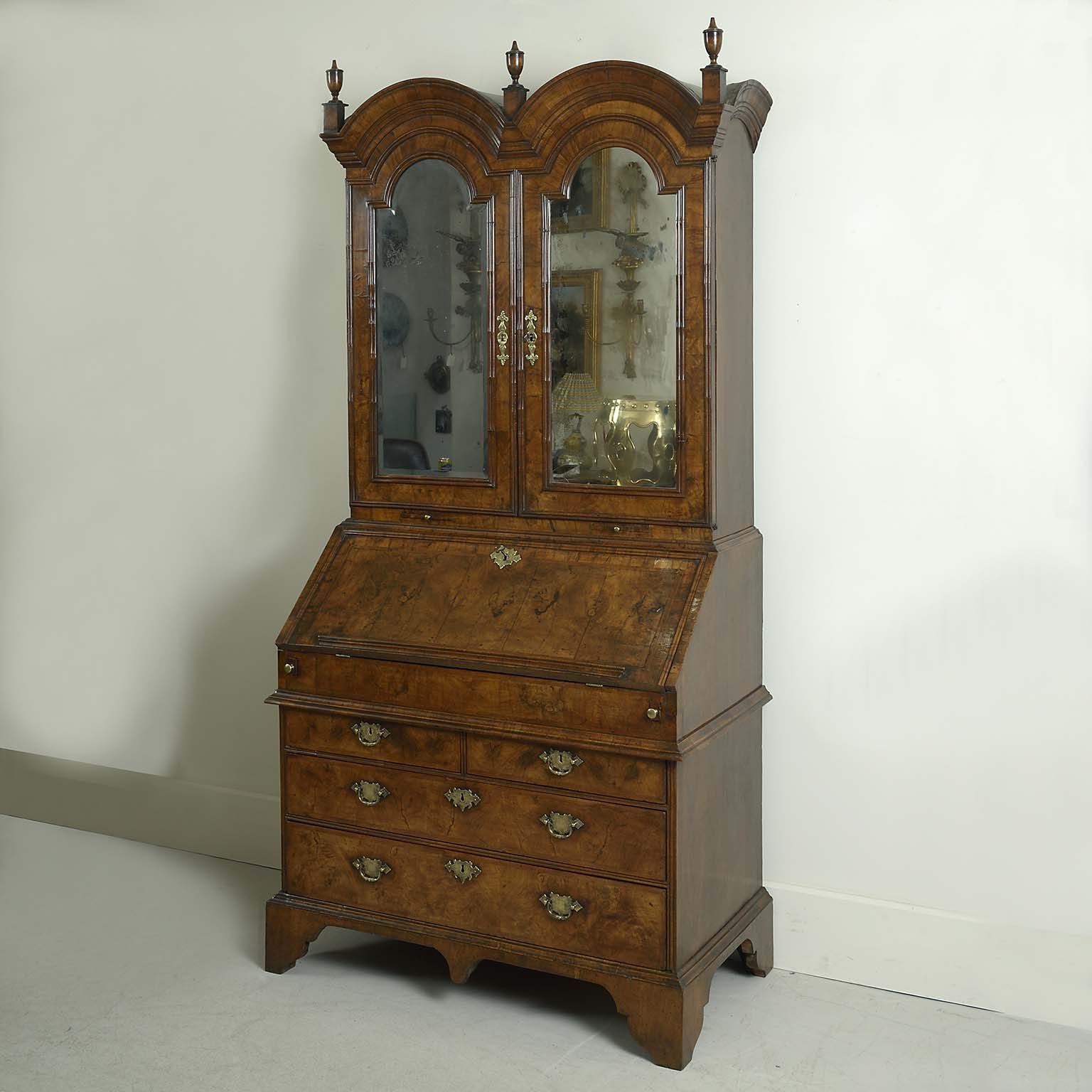 Queen Anne Bureau Bookcase