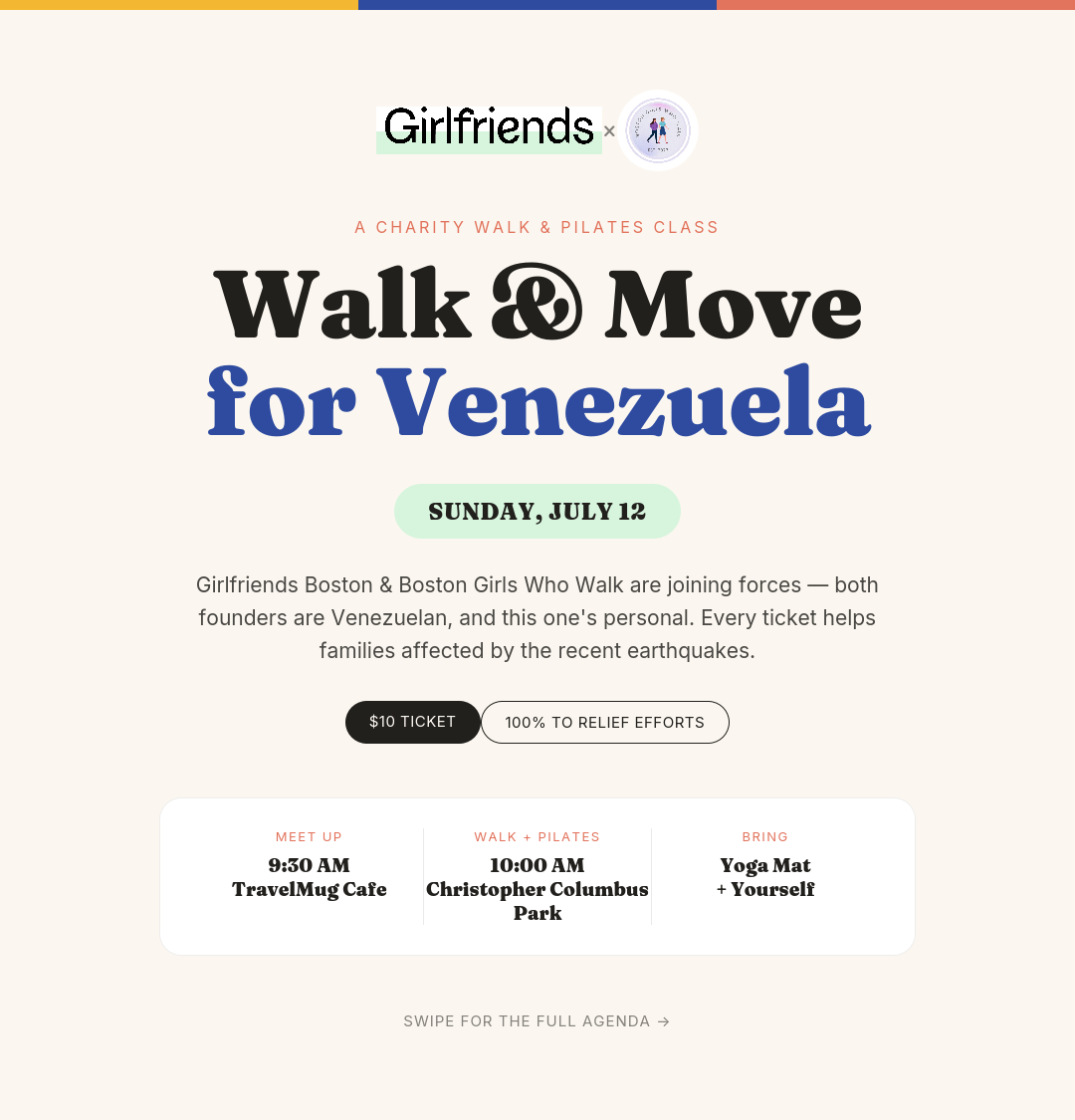 Walk & Move For Venezuela🇻🇪💛
