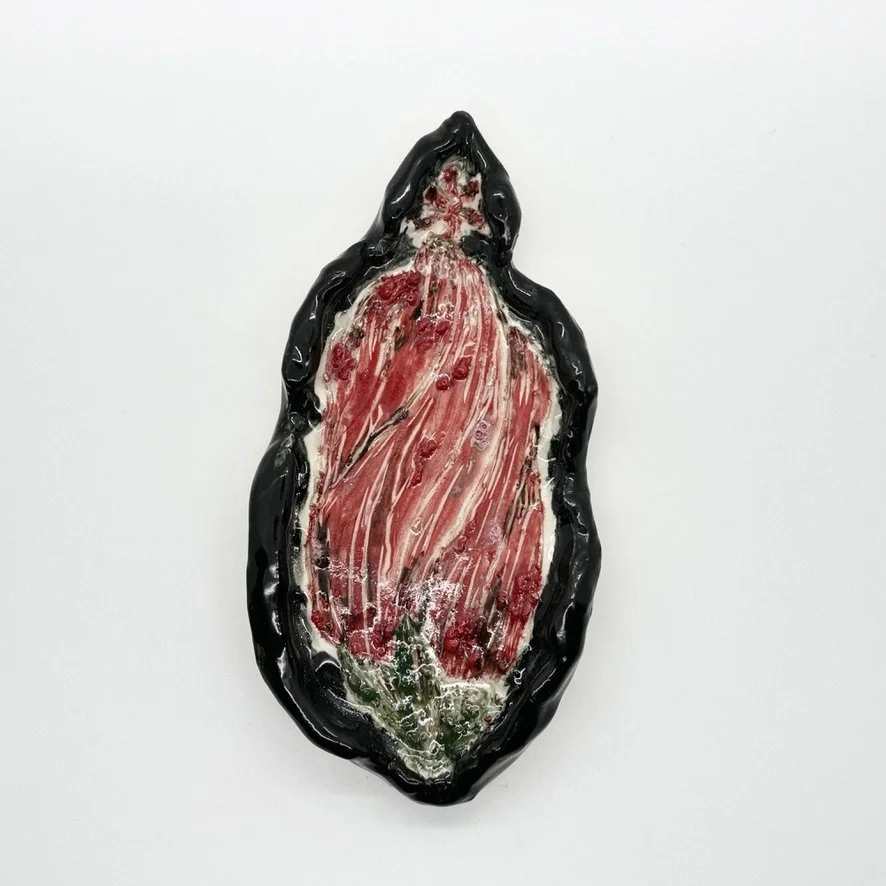 Flying Solo— Hibiscus Bud (Wall Sculpture)