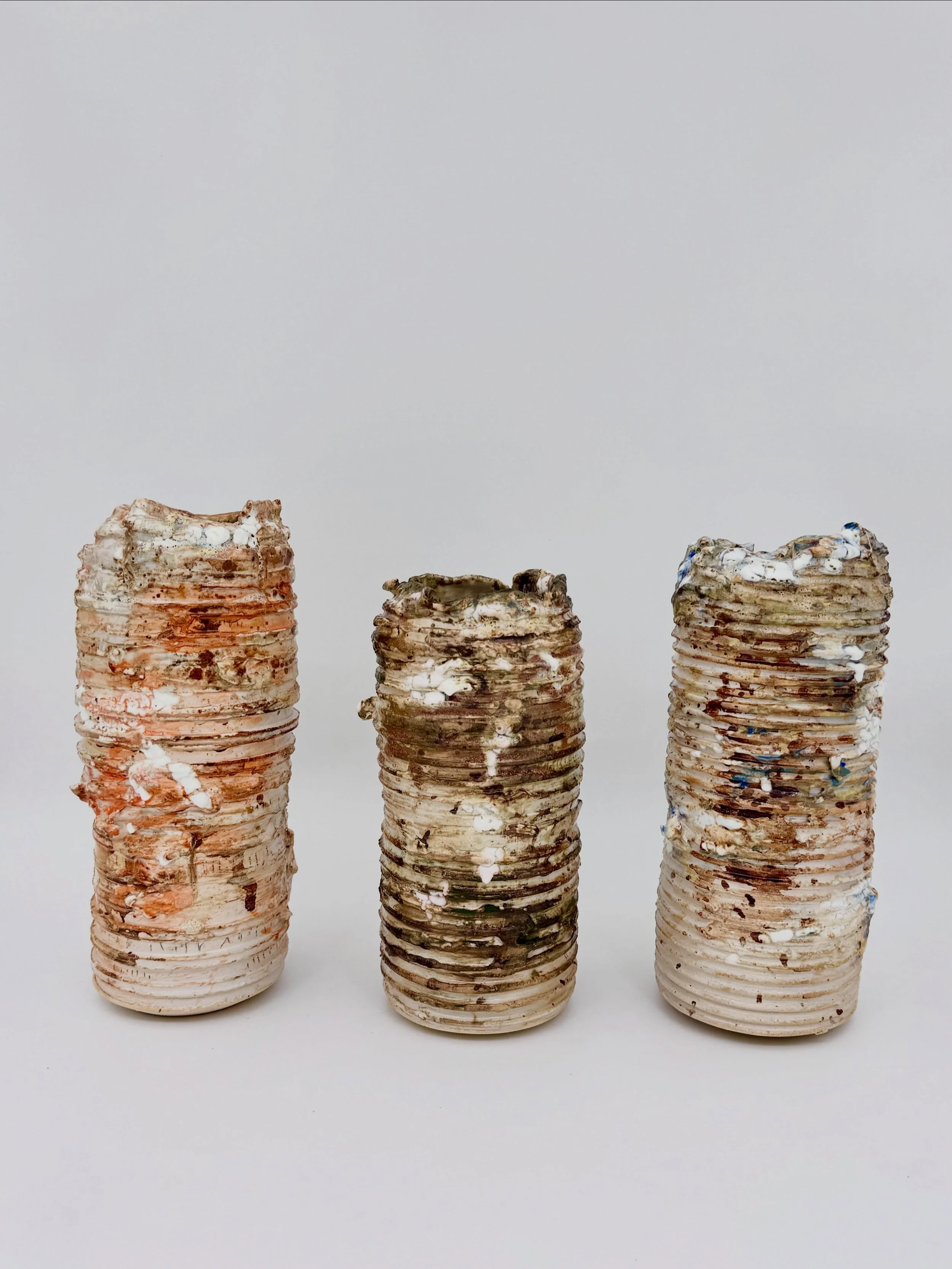 Almost There 
A series of ceramic vessels exploring what we carry as we grow, and the question of whether becoming ever really gets easier

#ceramic #ceramicsculpture #contemporaryceramics #vessels