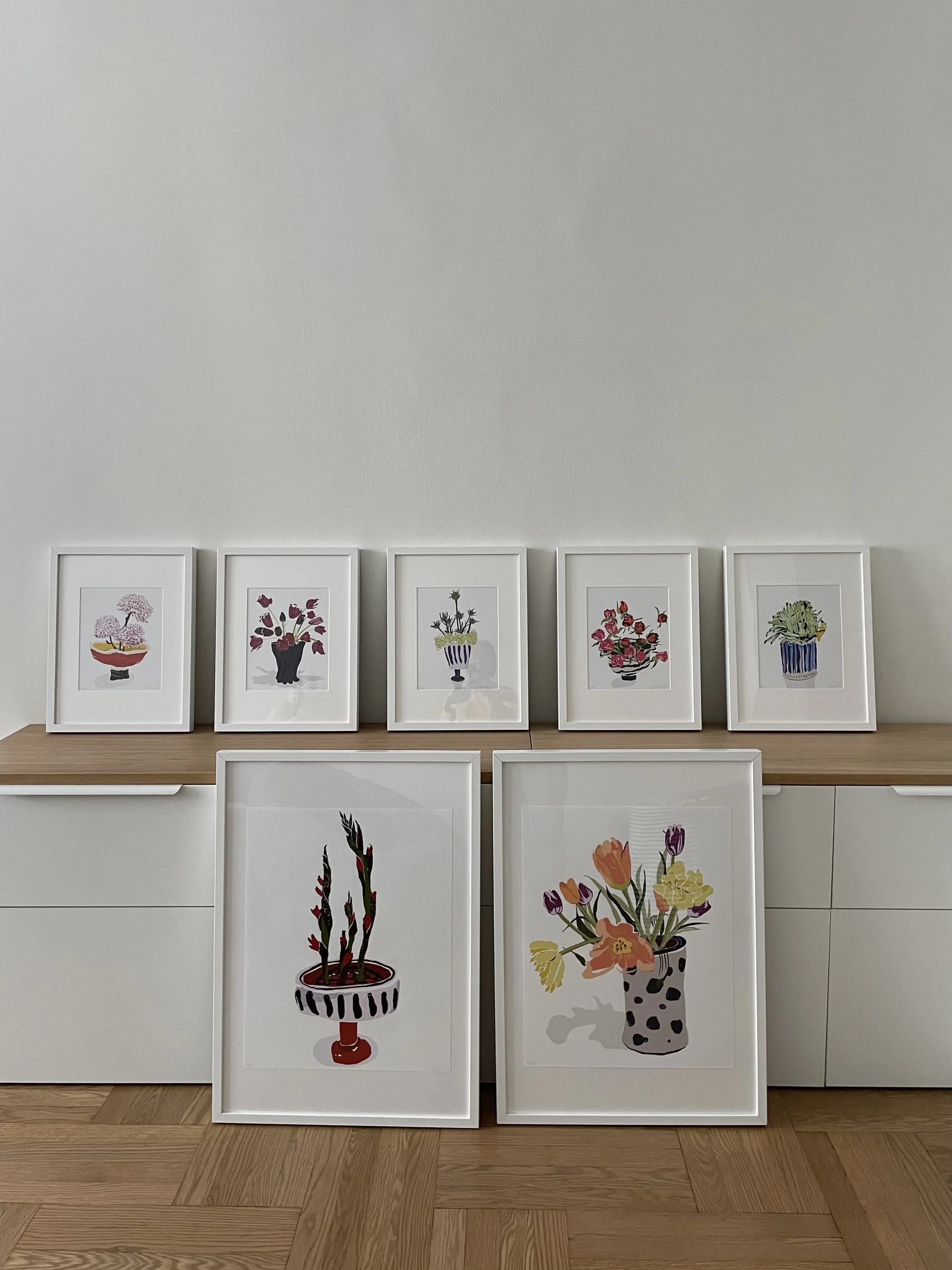 My Vases serie framed