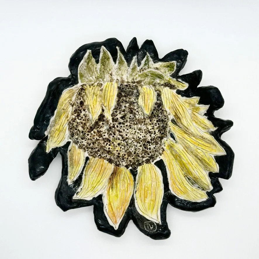Flying Solo— Sunflower (Wall Sculpture)