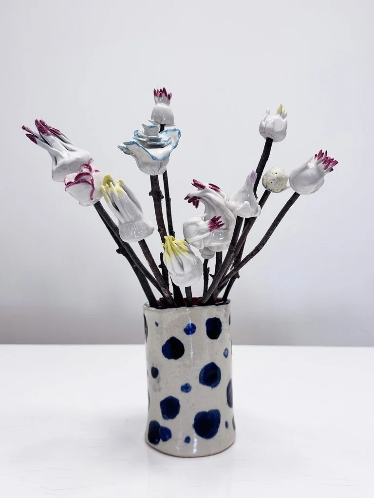 Ceramic flowers