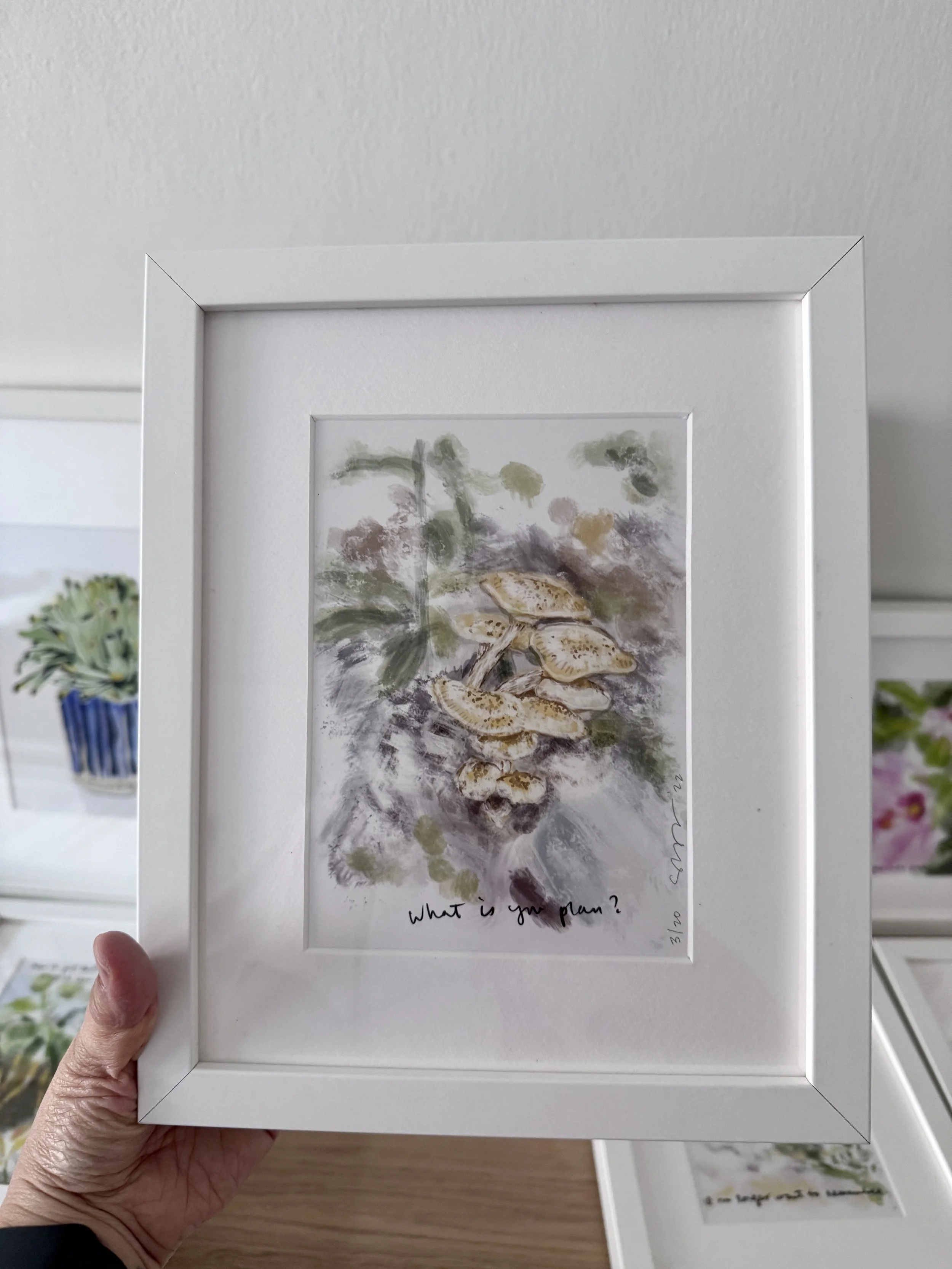 8x10” frame with limited edition glclēe print $90, Now$45