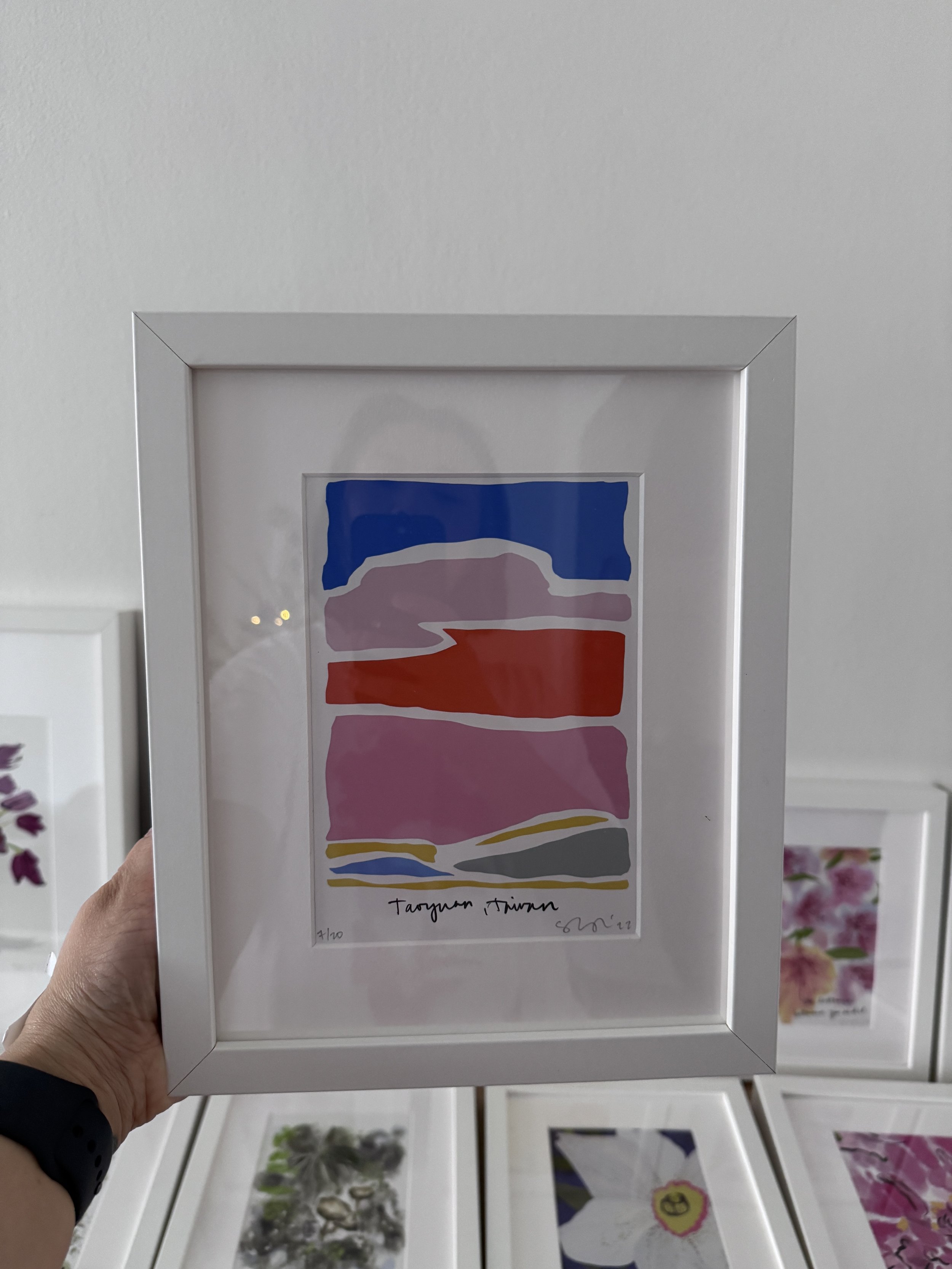 8x10” frame with limited edition glclēe print $90, Now$45