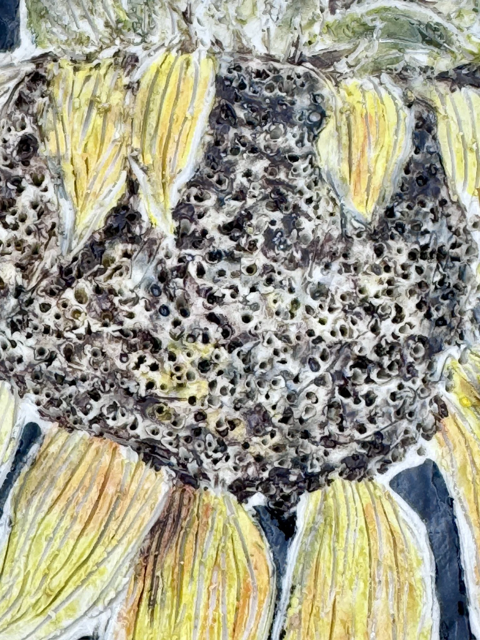 Flying Solo— Sunflower (Wall Sculpture)