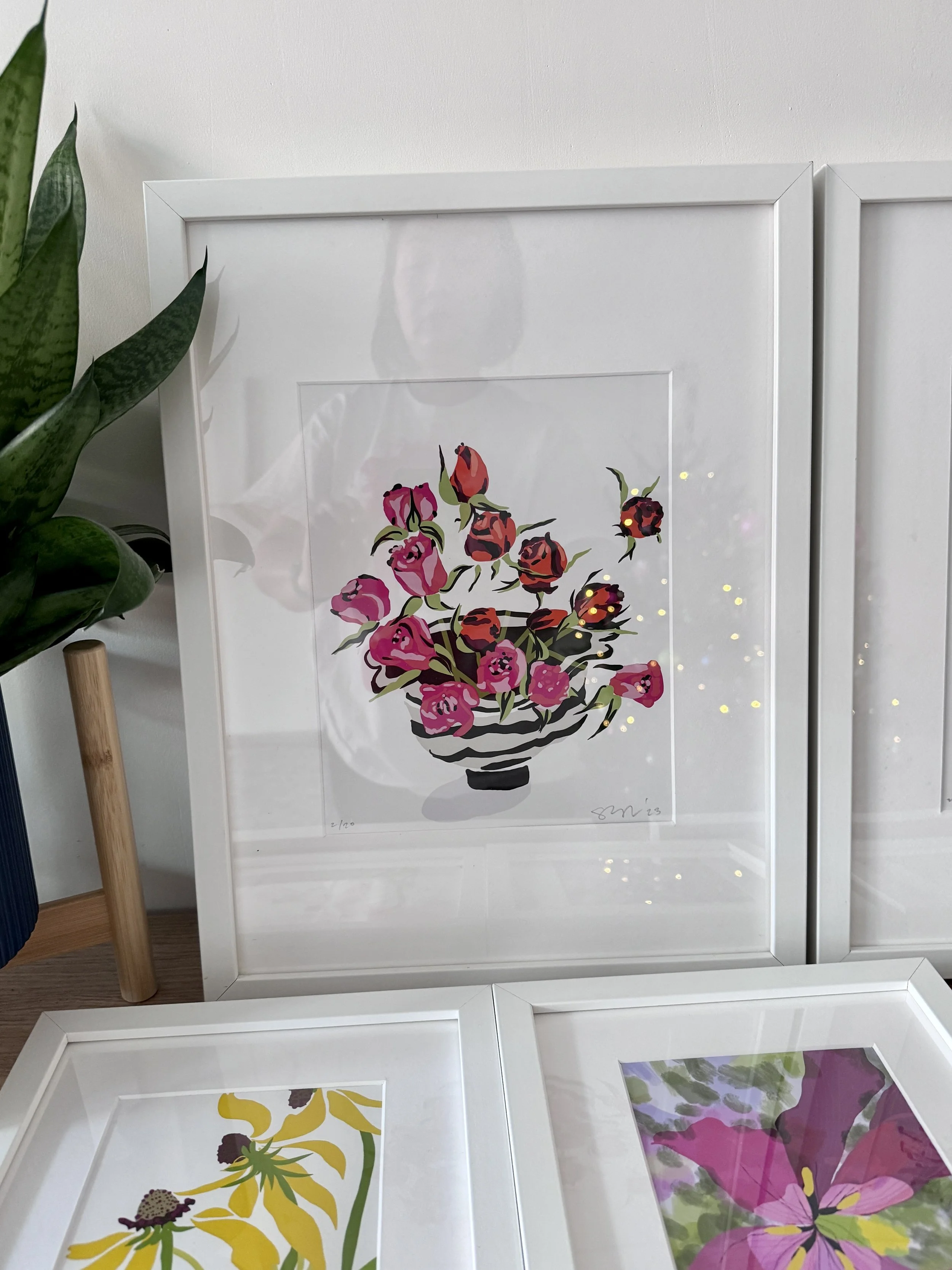 12x17” frame with limited edition glclēe print $200, NOW $90