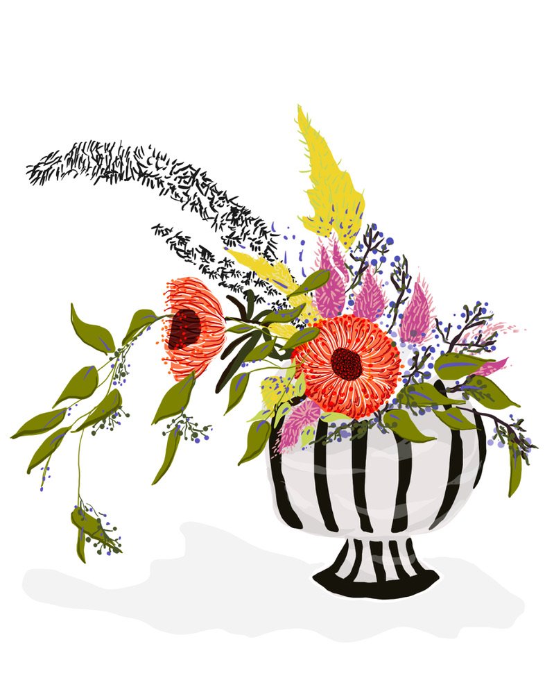 Paradise-- My Vases Series