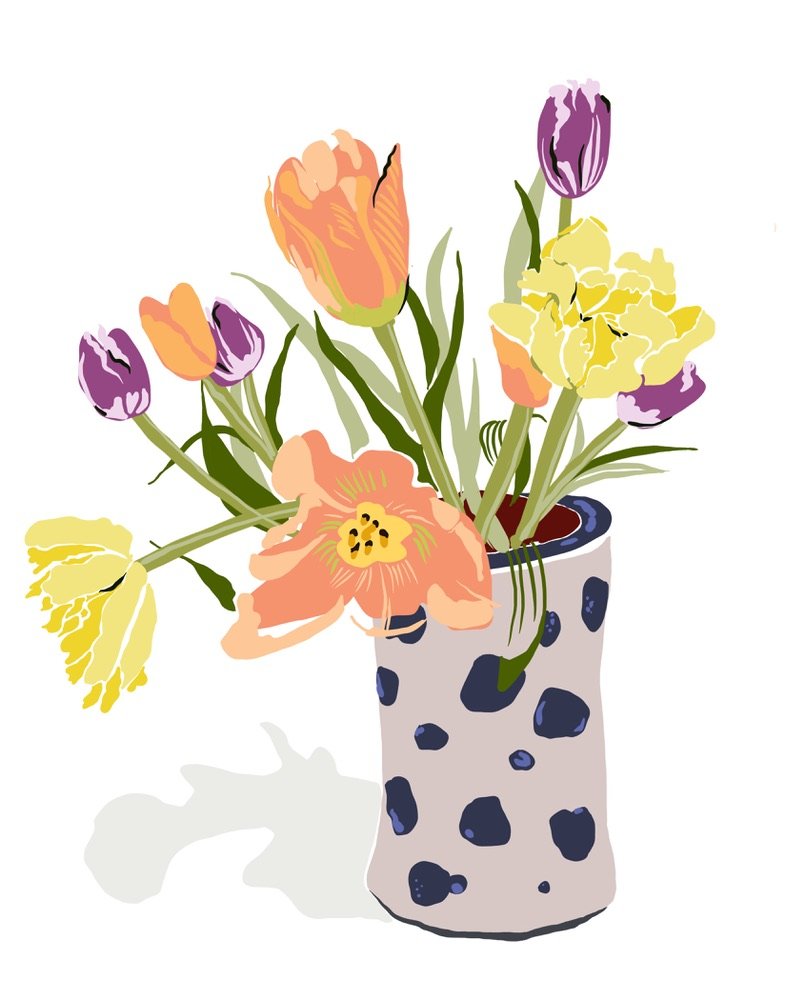 Paradise-- My Vases Series