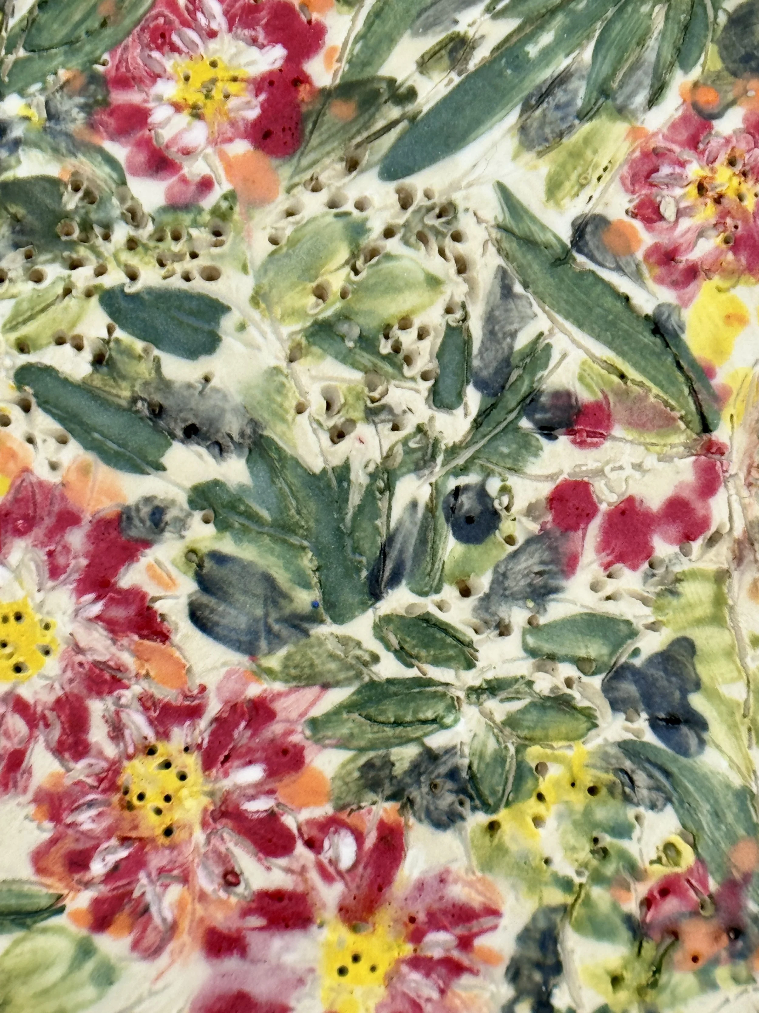 Garden of A Poet 2 (Painting on Stoneware)