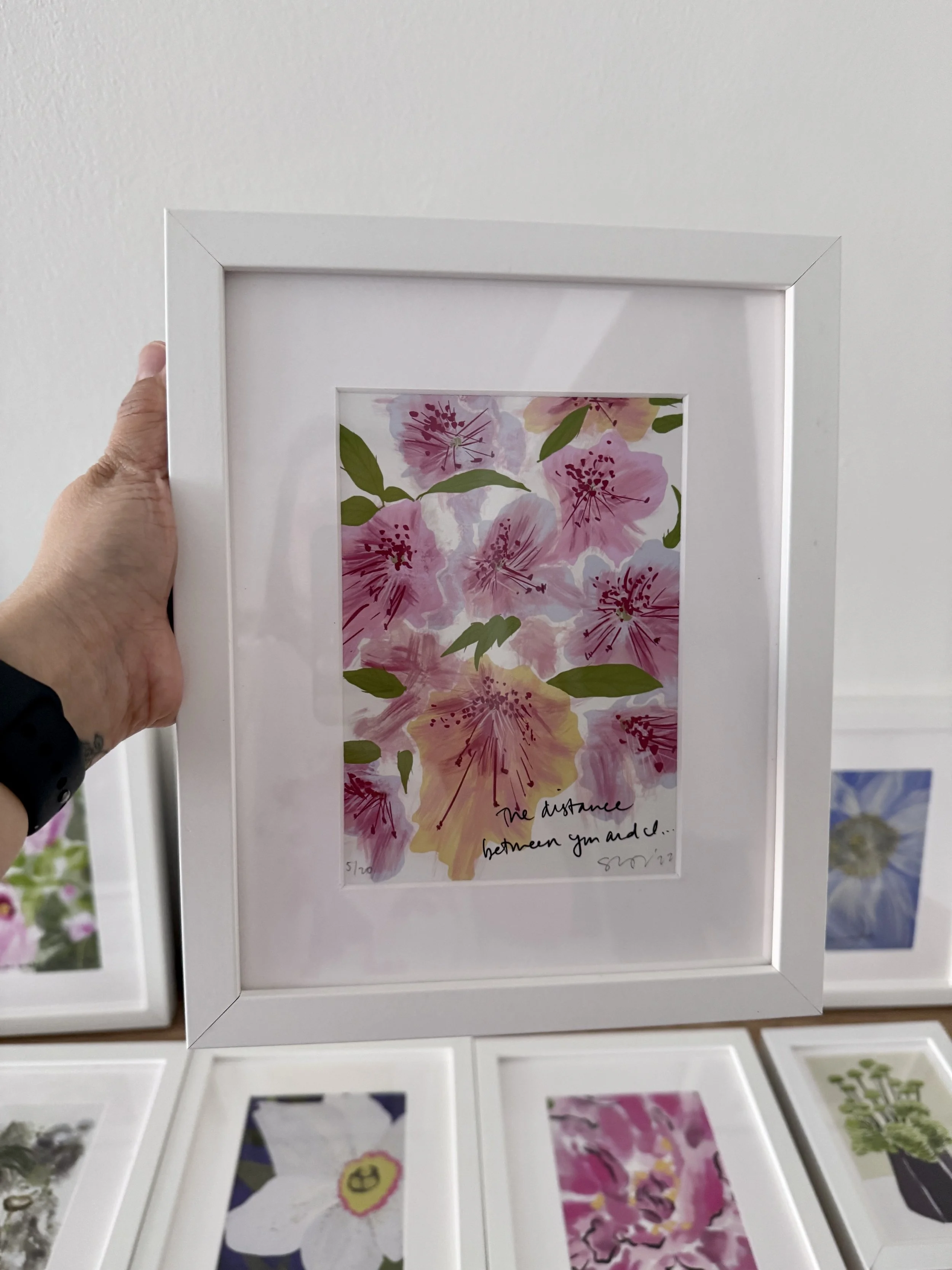 8x10” frame with limited edition glclēe print $90, Now$45