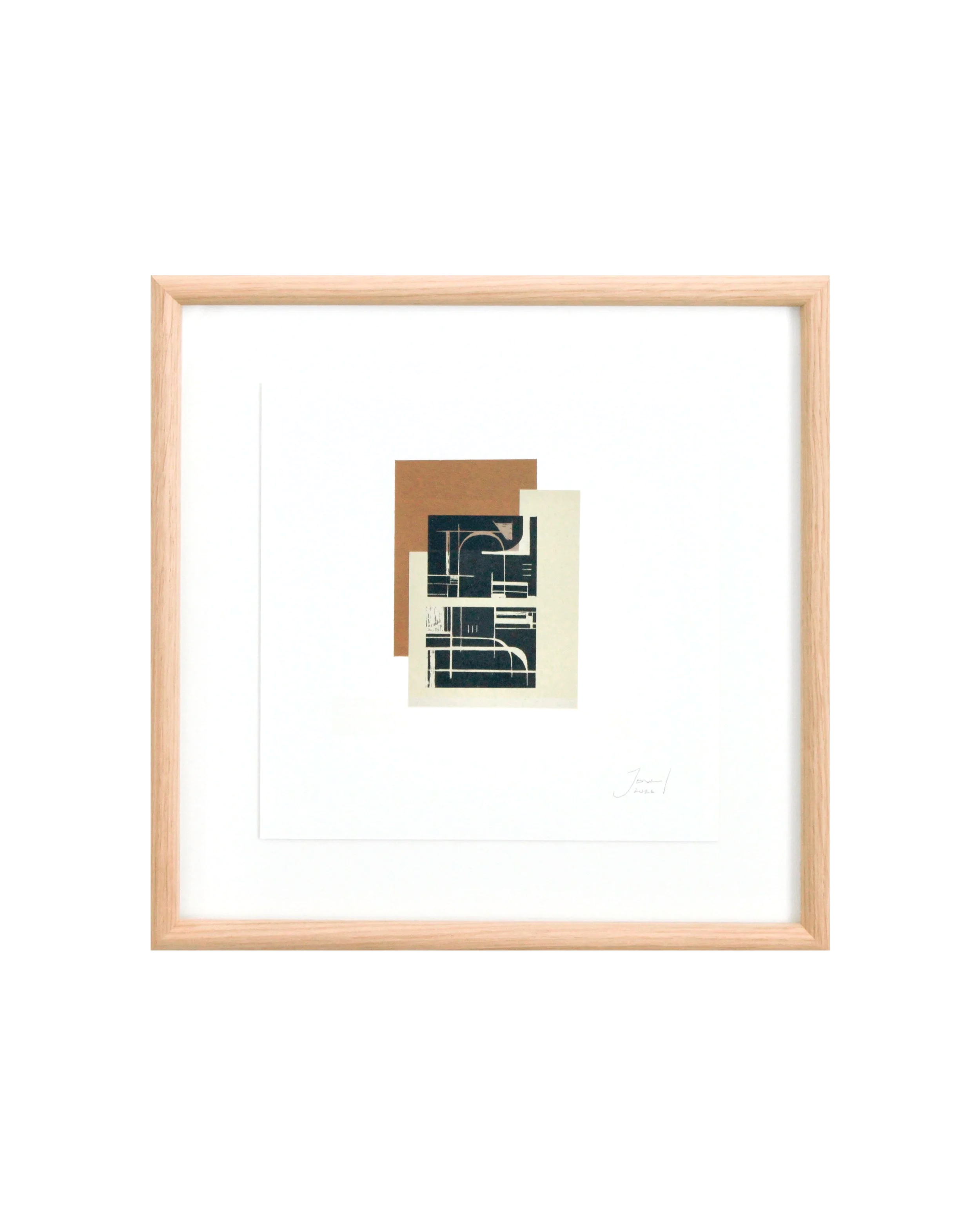 'Passage No.1' of 4 part series (340x340mm).