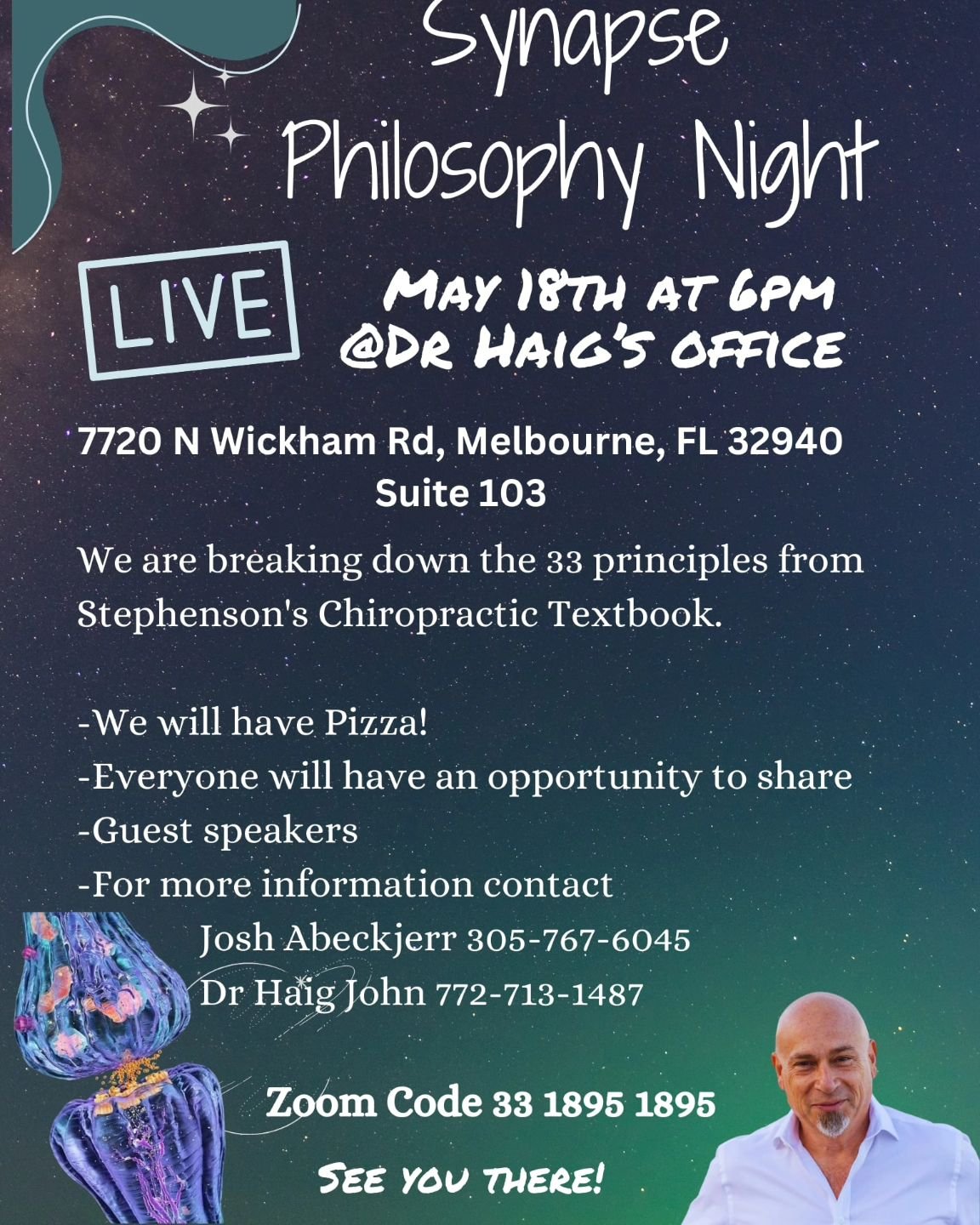 Philosophy night coming May18th.