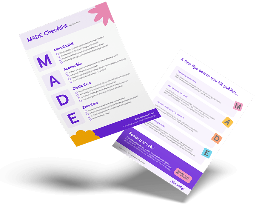 MADE Checklist by Bloomify