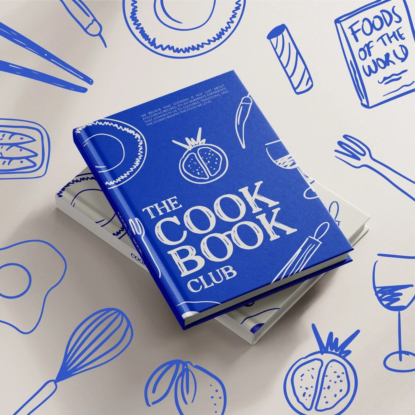 Volviendo a los inicios de The Cloud Studio con uno de nuestros primeros brandings, este maravilloso passion project que tanto os gust&oacute;💙  Se trata de un club de libros de cocina en el que cada mes hacen una quedada y ponen a prueba diferentes