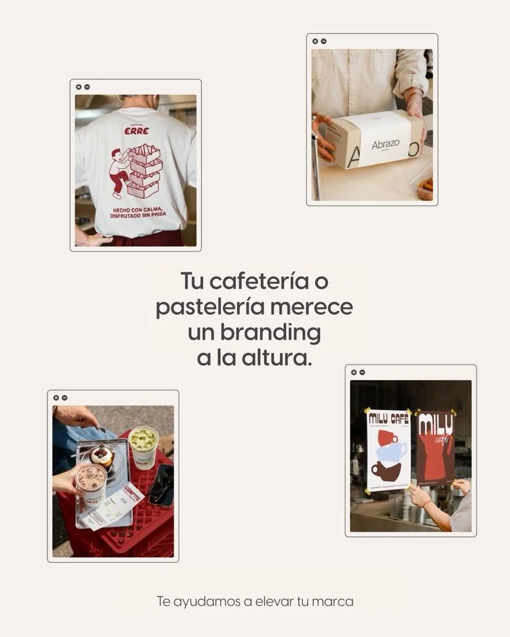 Especializados en brandings gastron&oacute;micos, y listos para llevar tu negocio al siguiente nivel!!!🫶🏼🧡👀

Estos son algunos de los proyectos reales que hemos realizado relacionados con cafeter&iacute;as o proyectos de reposter&iacute;a🥐☕️🍪🧁