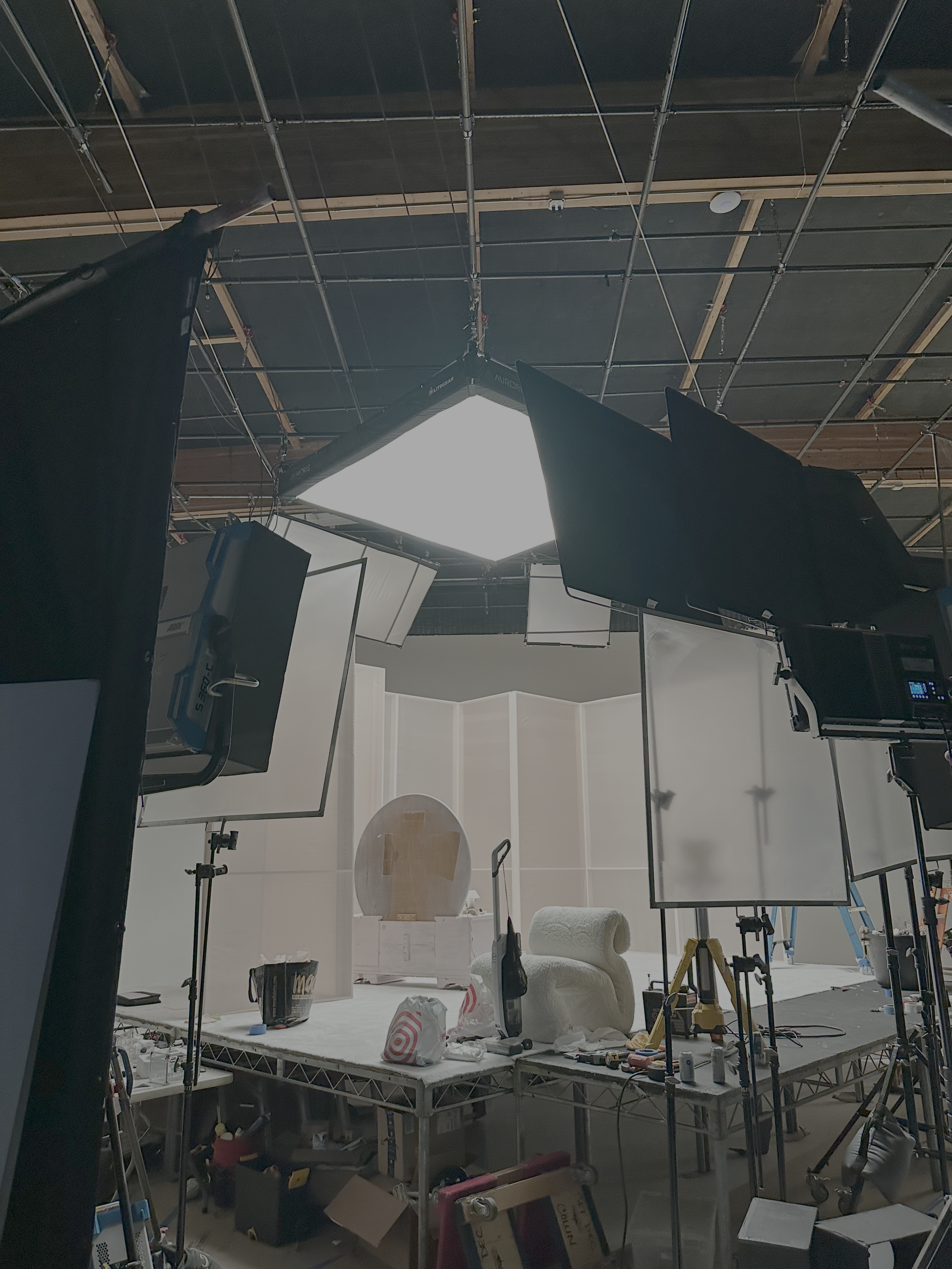 on set 2026! Boom productions is making the magic happen in a NYC studio. 