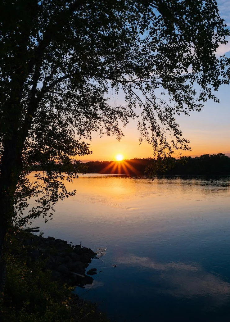 lake-sunset