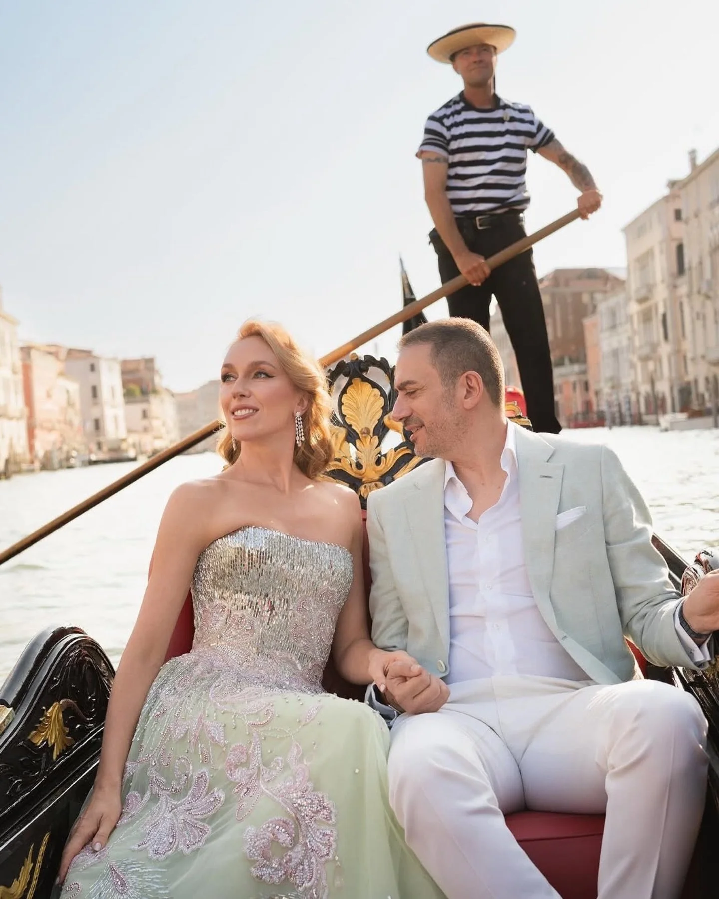 In the heart of magical Venice, Dina &amp; Dan celebrated their love. A welcome party in a dreamlike location set the tone for the festivities, lighting up the night with unforgettable energy, made even more iconic by the legendary  @blackeyedpeas 

