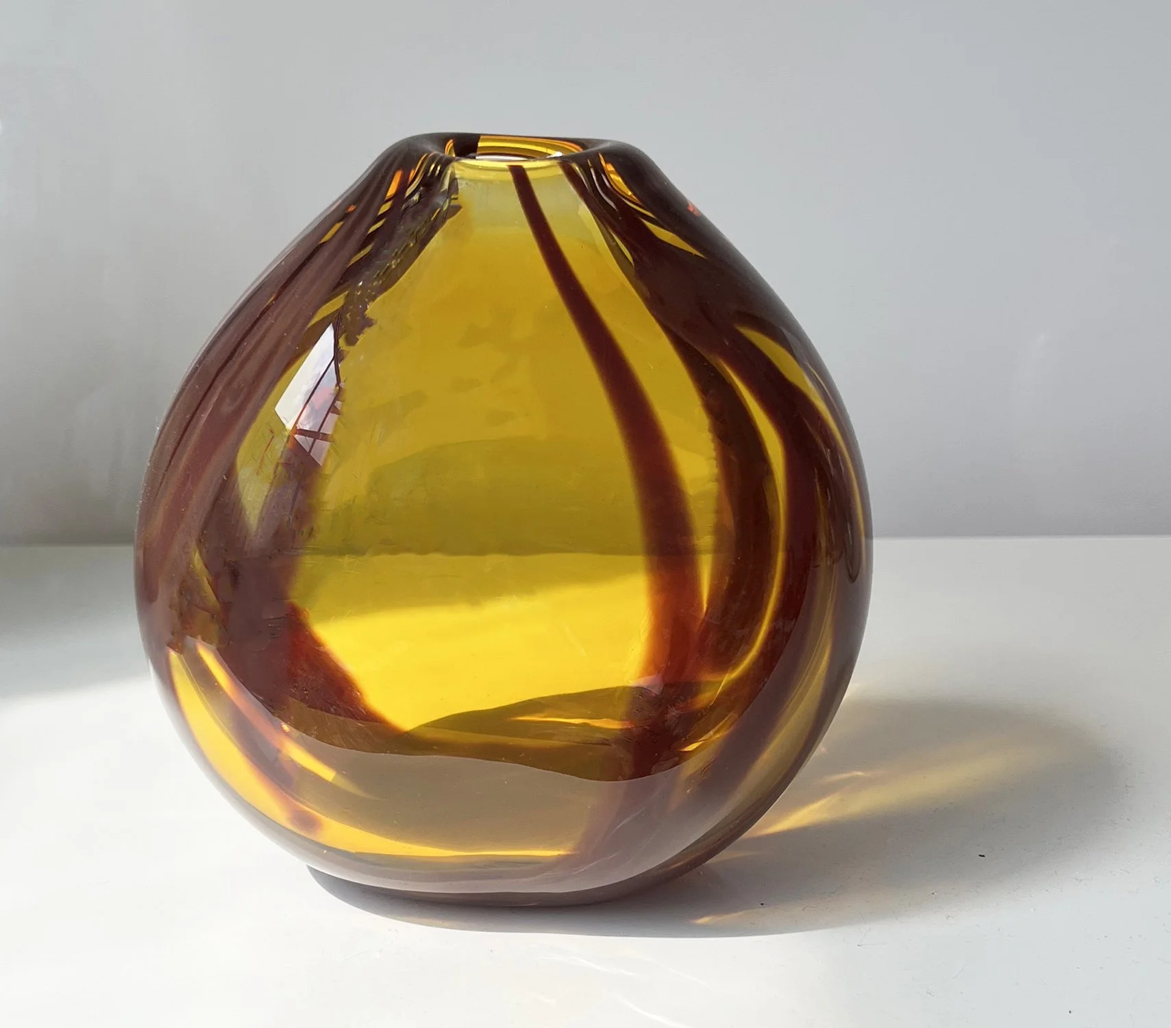Yellow RedStripe Glass pod by Michele Oberdieck 3.jpg