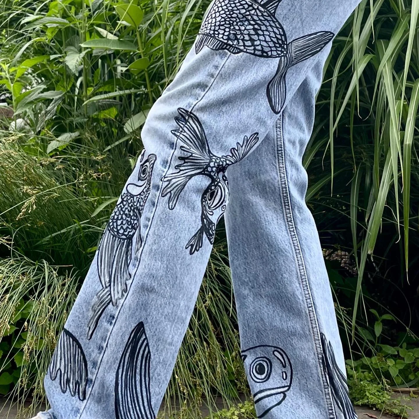CUSTOM FISH PANTS