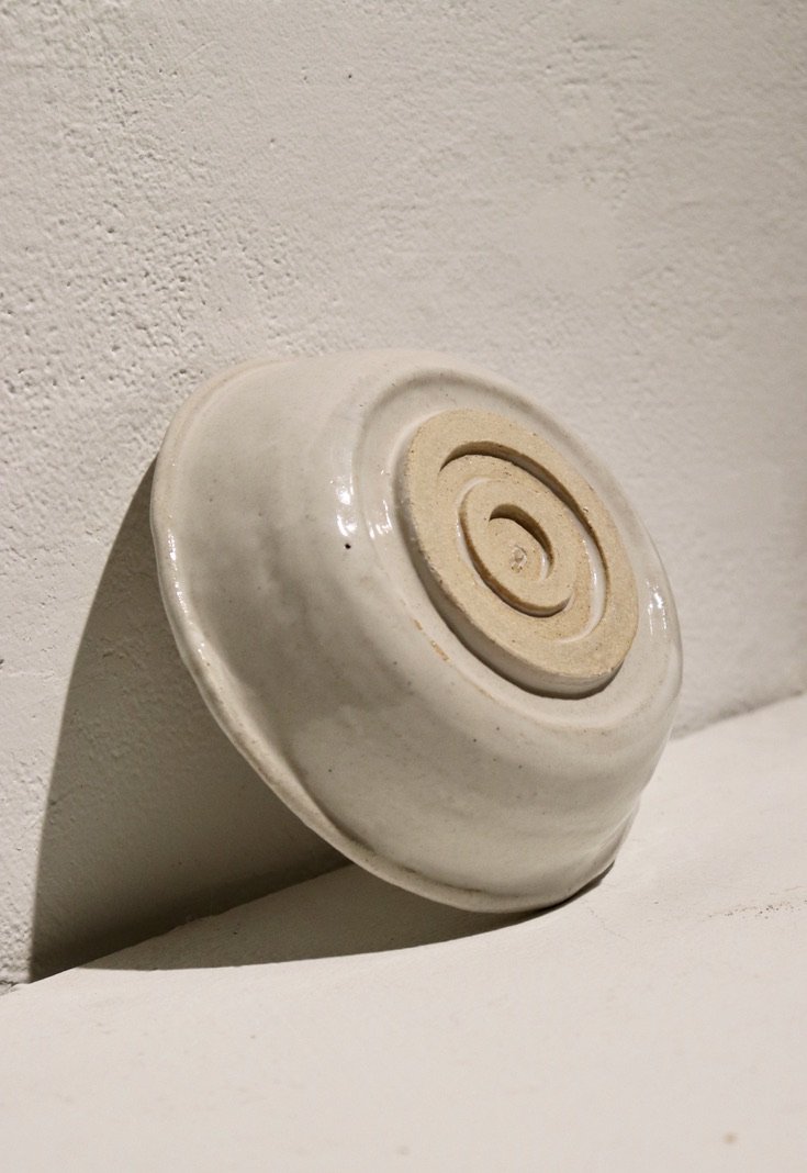 Shallow white dish