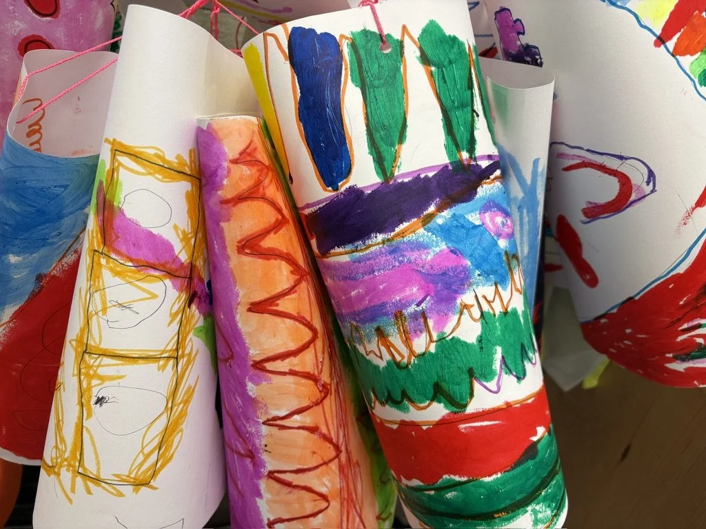Neon Paper Lanterns