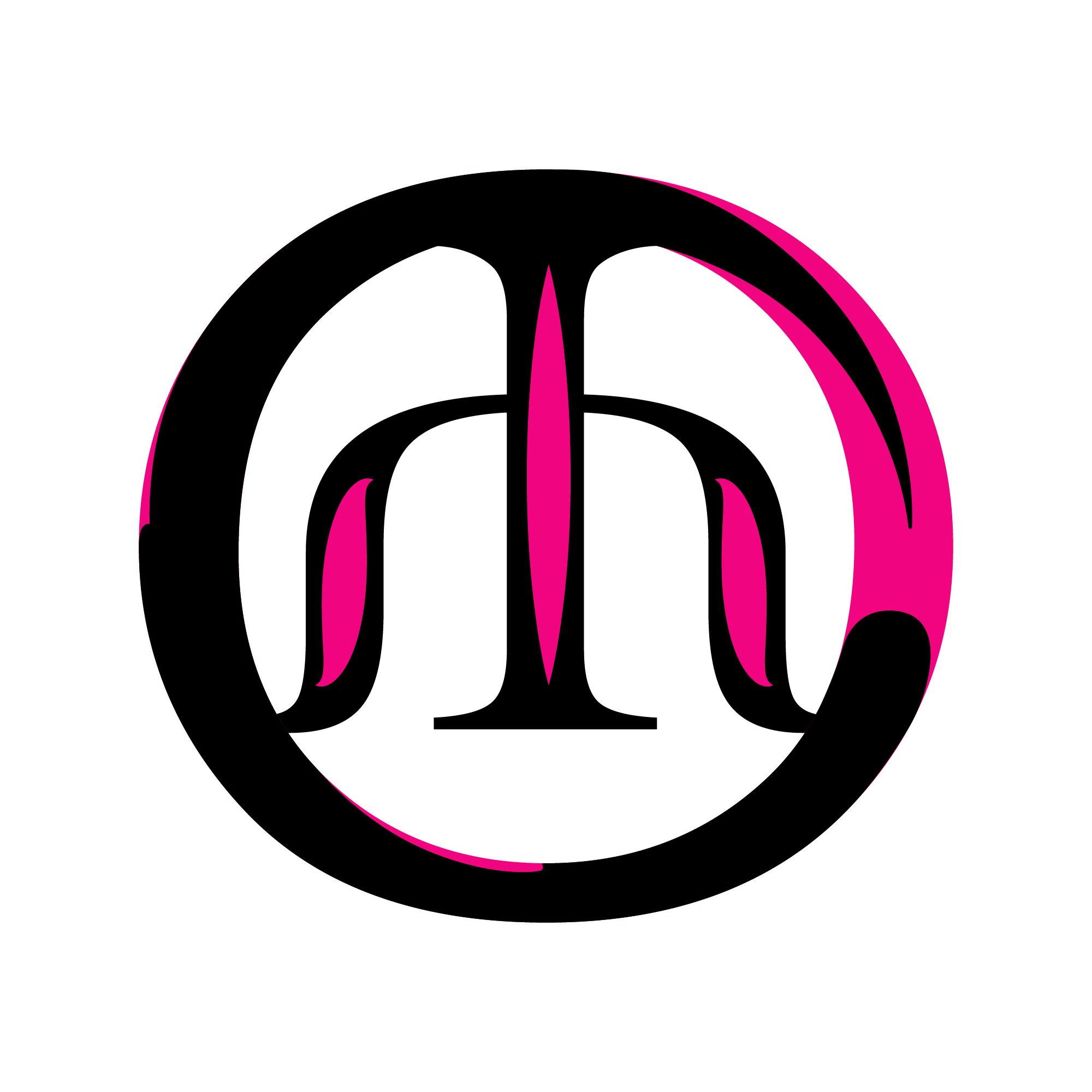 Pink Punk Psychology logo – inverted psychology symbol