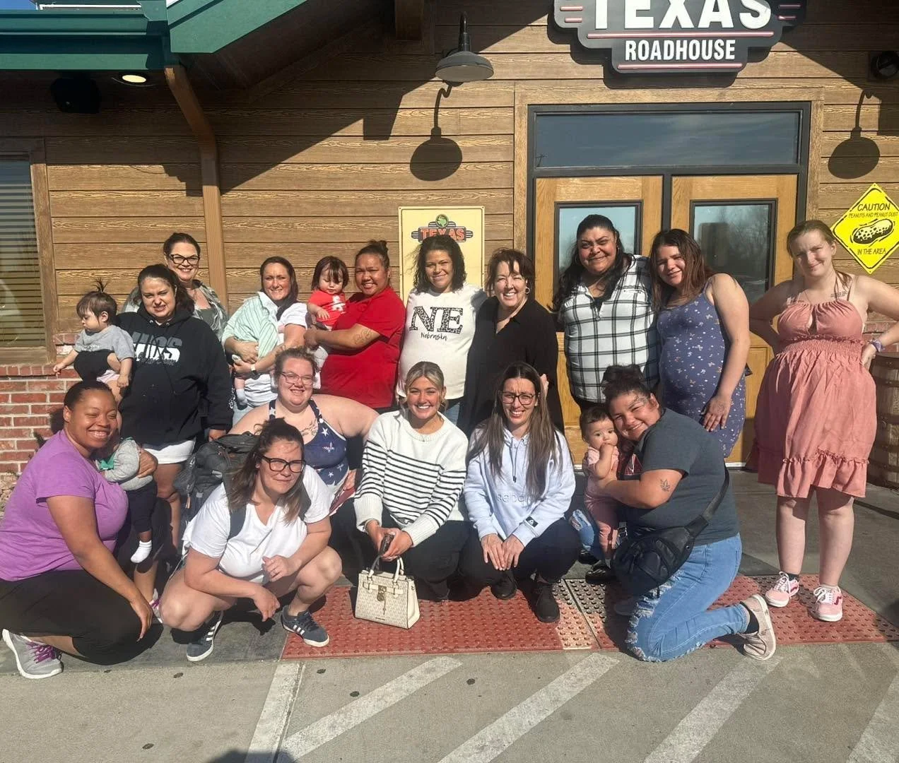 Today was a beautiful reminder of all the blessings in our lives! We loaded up all the women and their sweet babies and headed to Texas Roadhouse to celebrate Easter and one of our amazing women&rsquo;s birthdays! There was so much laughter, love, an
