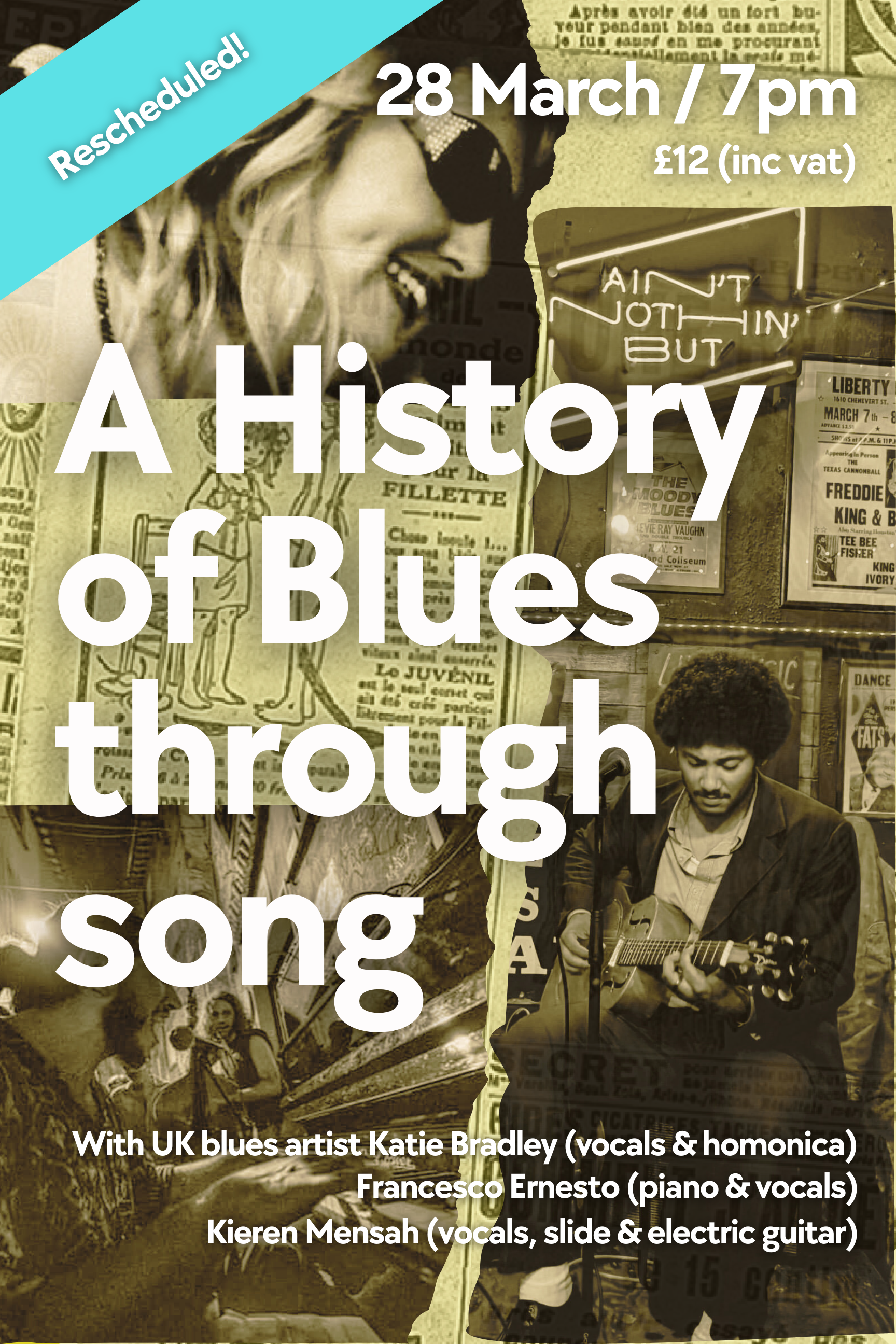 A History of Blues Through Song (rescheduled!)
