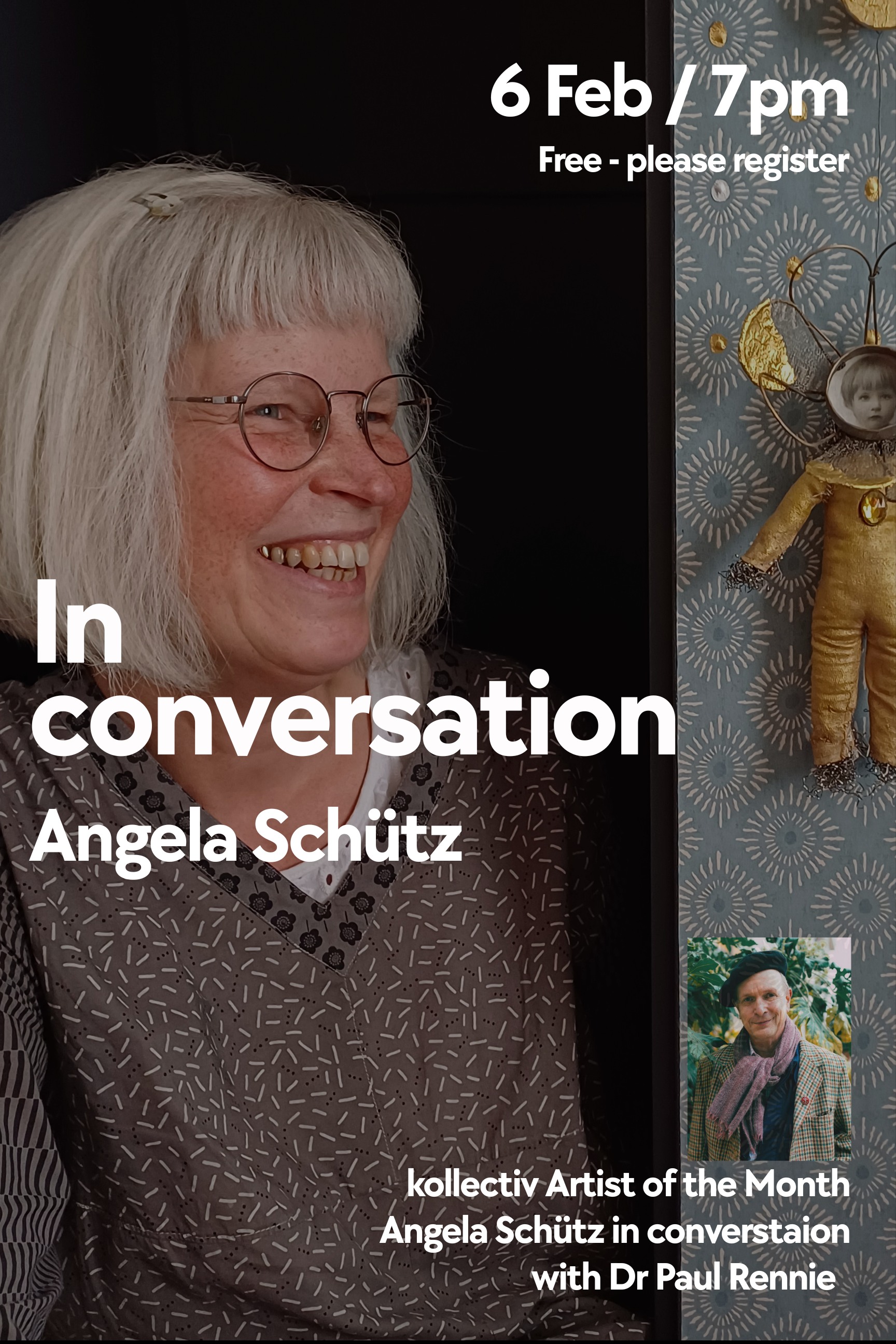 In Conversation - Artist of the Month Angela Schütz and Dr Paul Rennie