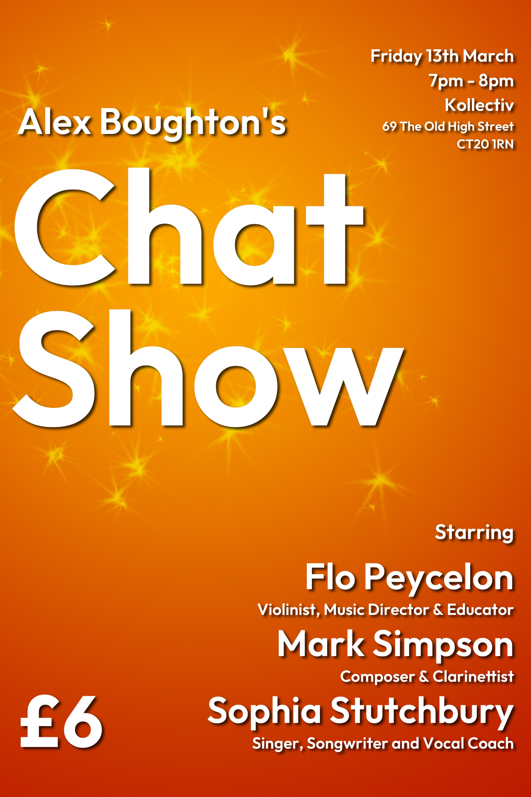 Alex Boughton’s Chat Show